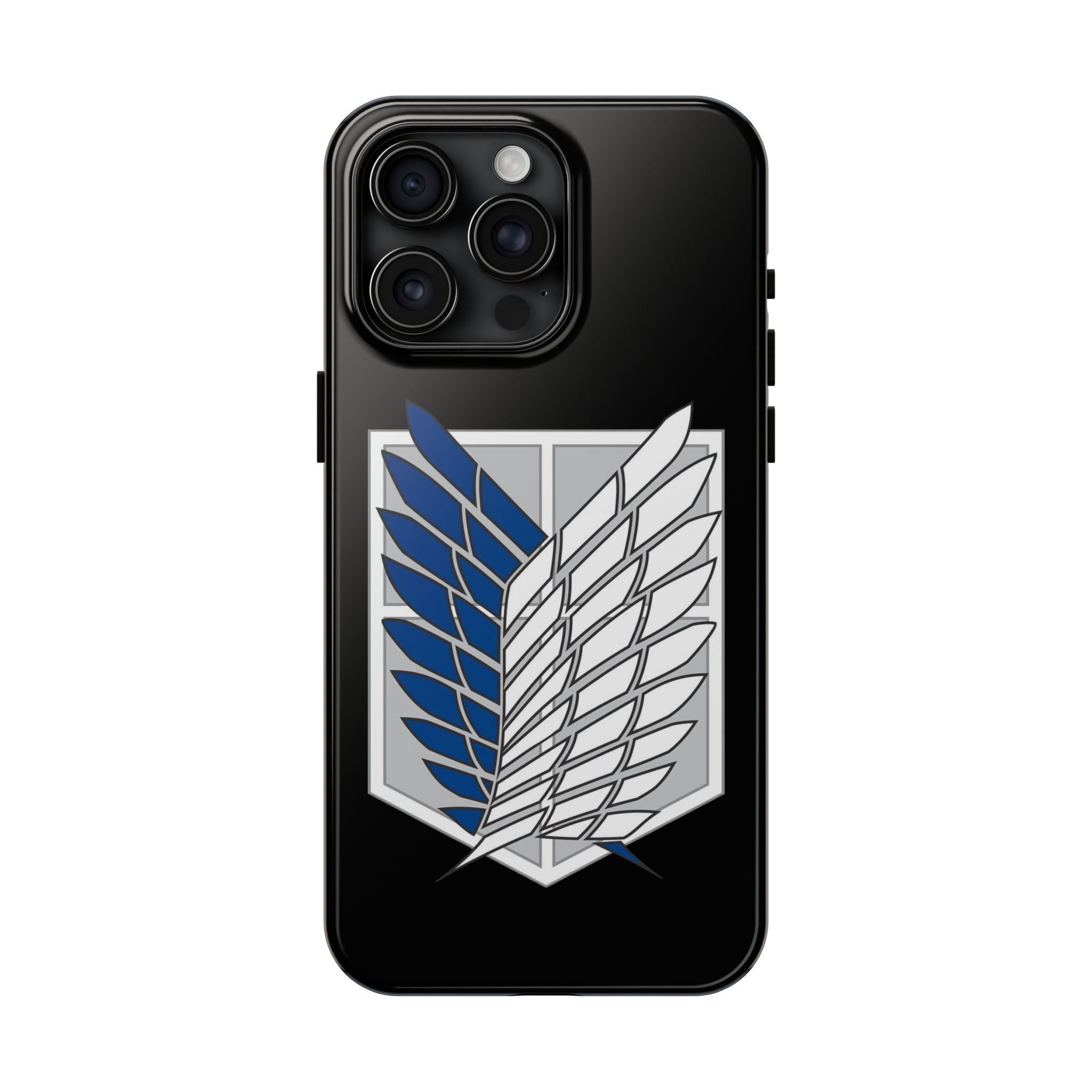 Attack On Titan Survey Corps Tough Phone Case — Anime Wings Emblem Protective iPhone Cover