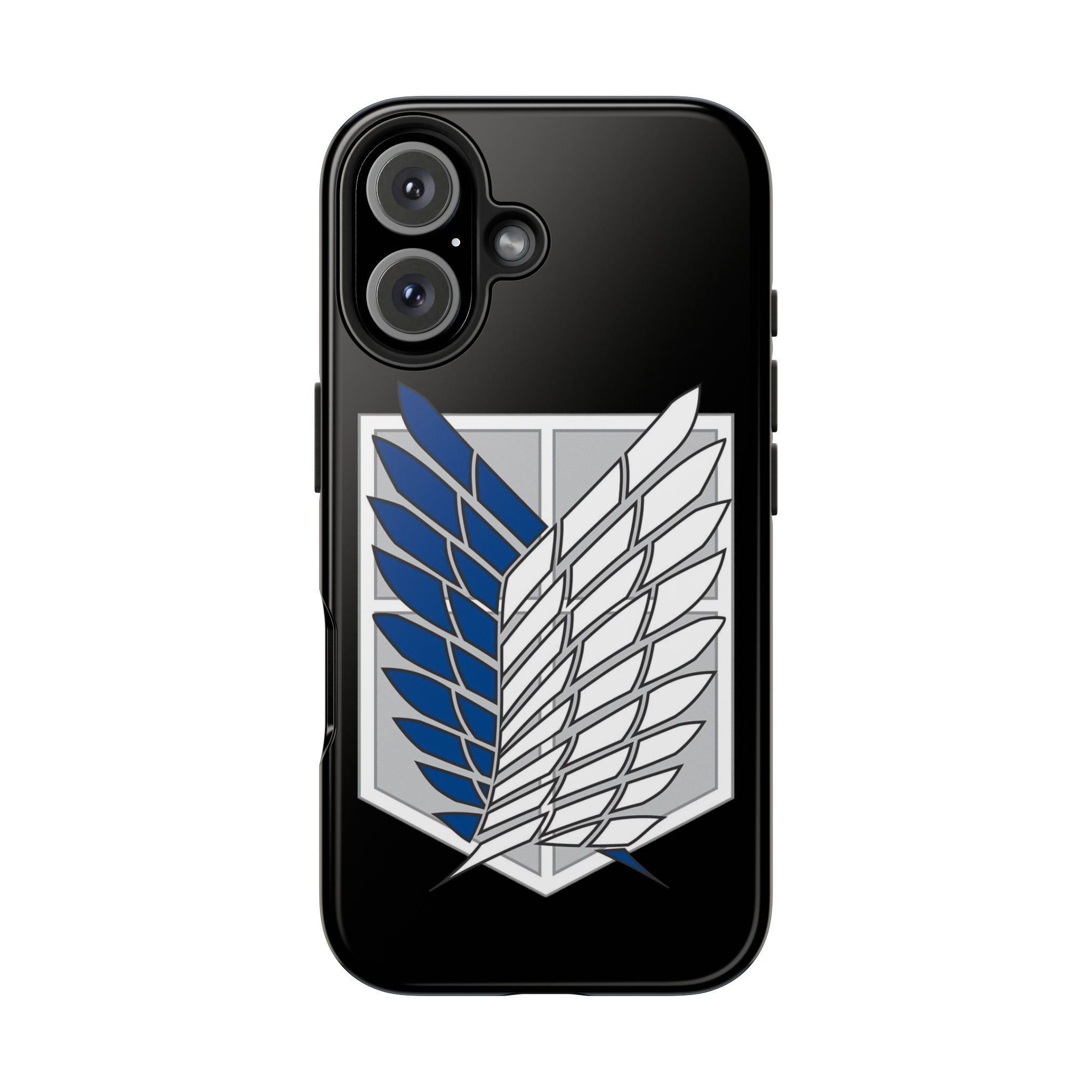 Attack On Titan Survey Corps Tough Phone Case — Anime Wings Emblem Protective iPhone Cover
