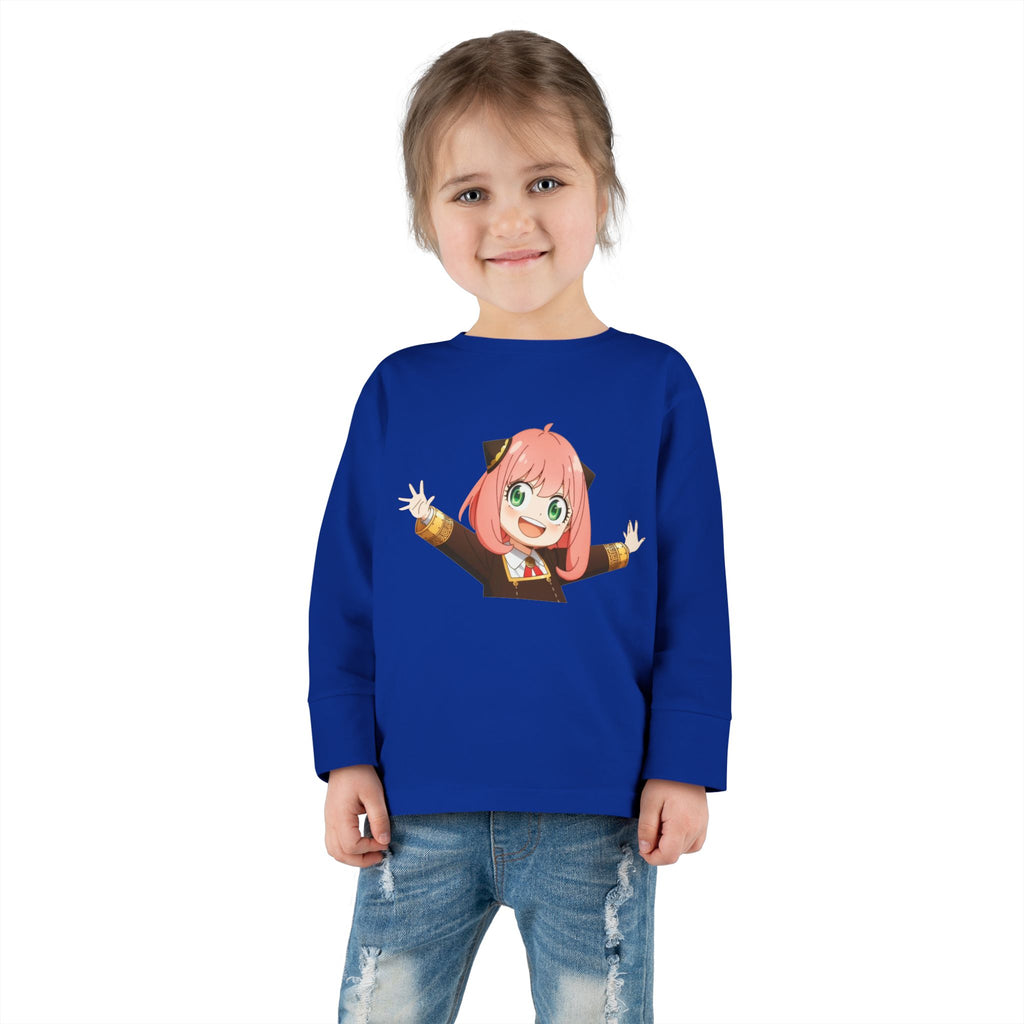 Spy x Family Anya Toddler Long Sleeve Tee — Cute Anime Kid Shirt