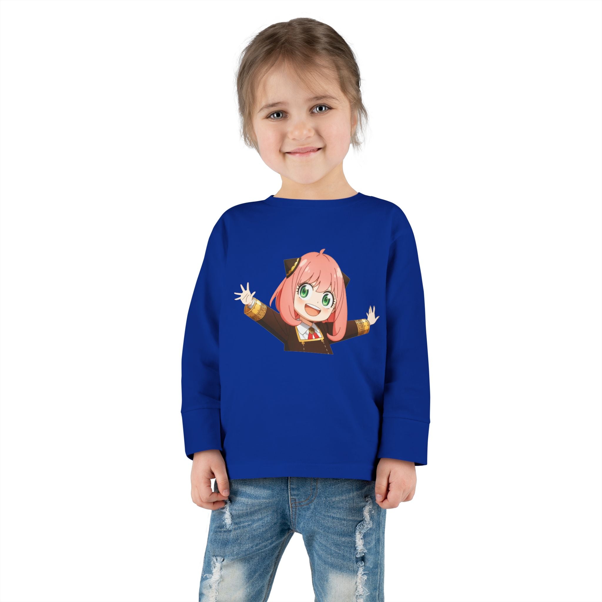 Spy x Family Anya Toddler Long Sleeve Tee — Cute Anime Kid Shirt