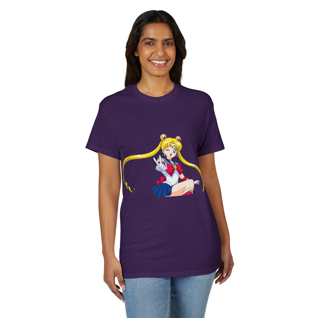 Sailor moon -Inspired Anime Girl Graphic T-Shirt