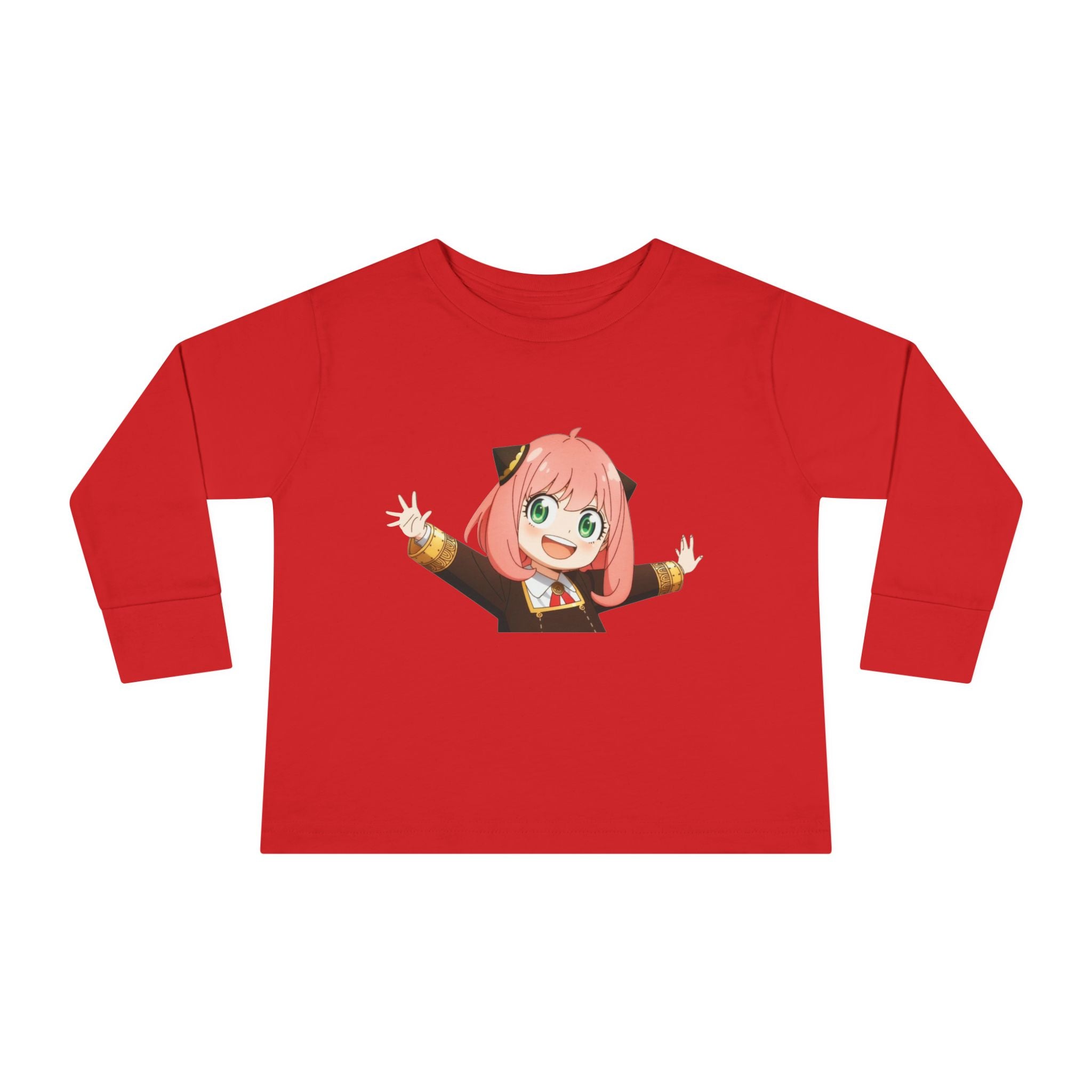 Spy x Family Anya Toddler Long Sleeve Tee — Cute Anime Kid Shirt