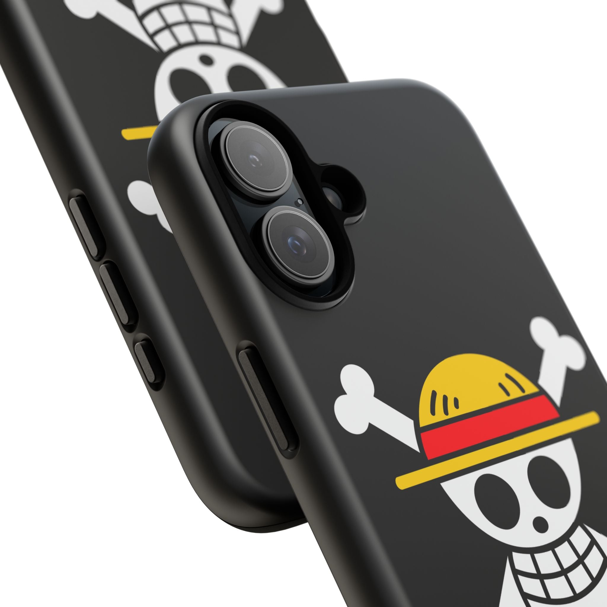 One Piece Straw Hat Skull Phone Case — Anime Pirate Jolly Roger Protective Cover