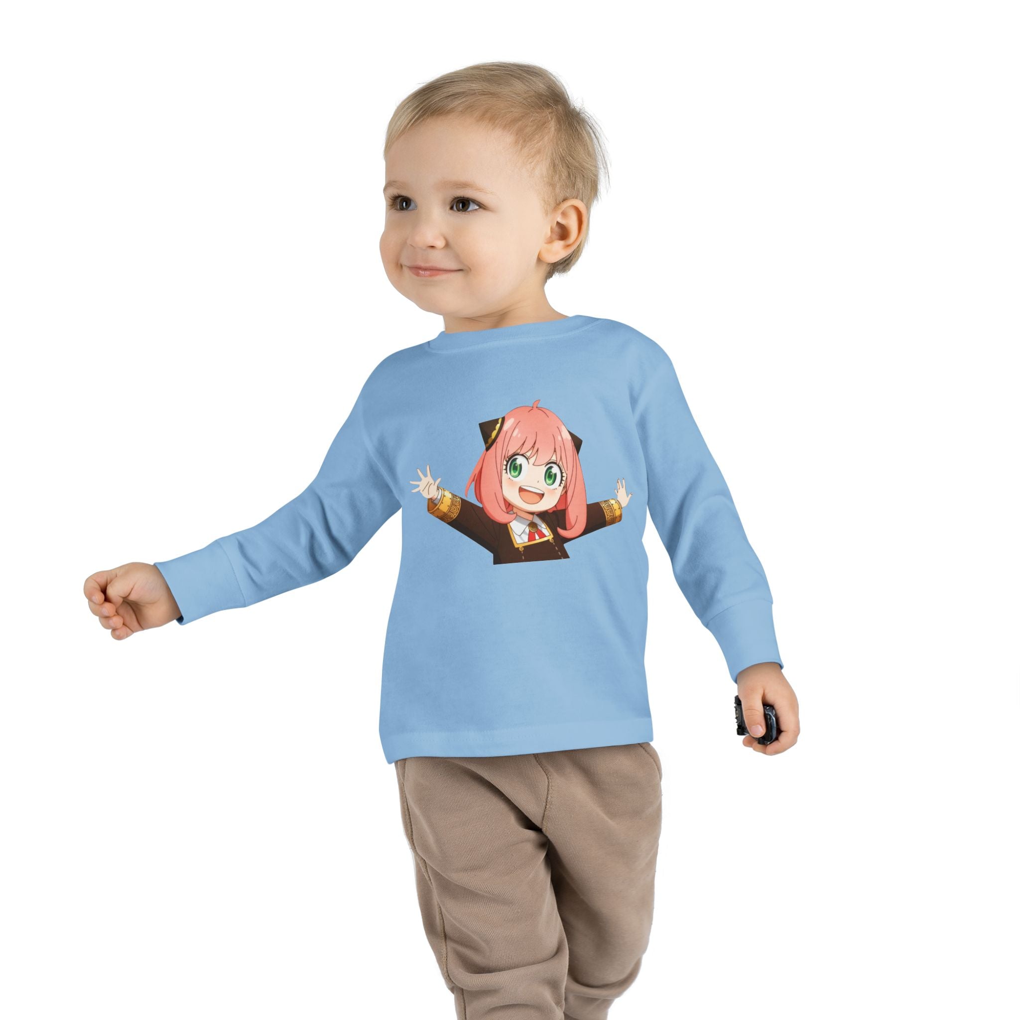 Spy x Family Anya Toddler Long Sleeve Tee — Cute Anime Kid Shirt