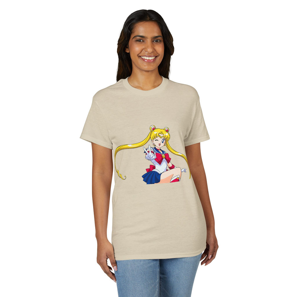 Sailor moon -Inspired Anime Girl Graphic T-Shirt