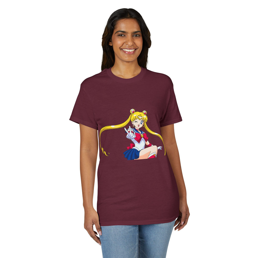 Sailor moon -Inspired Anime Girl Graphic T-Shirt