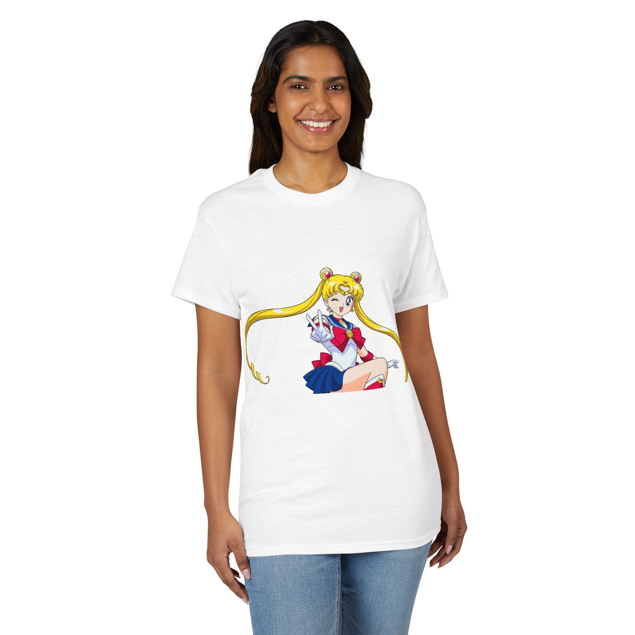 Sailor moon -Inspired Anime Girl Graphic T-Shirt