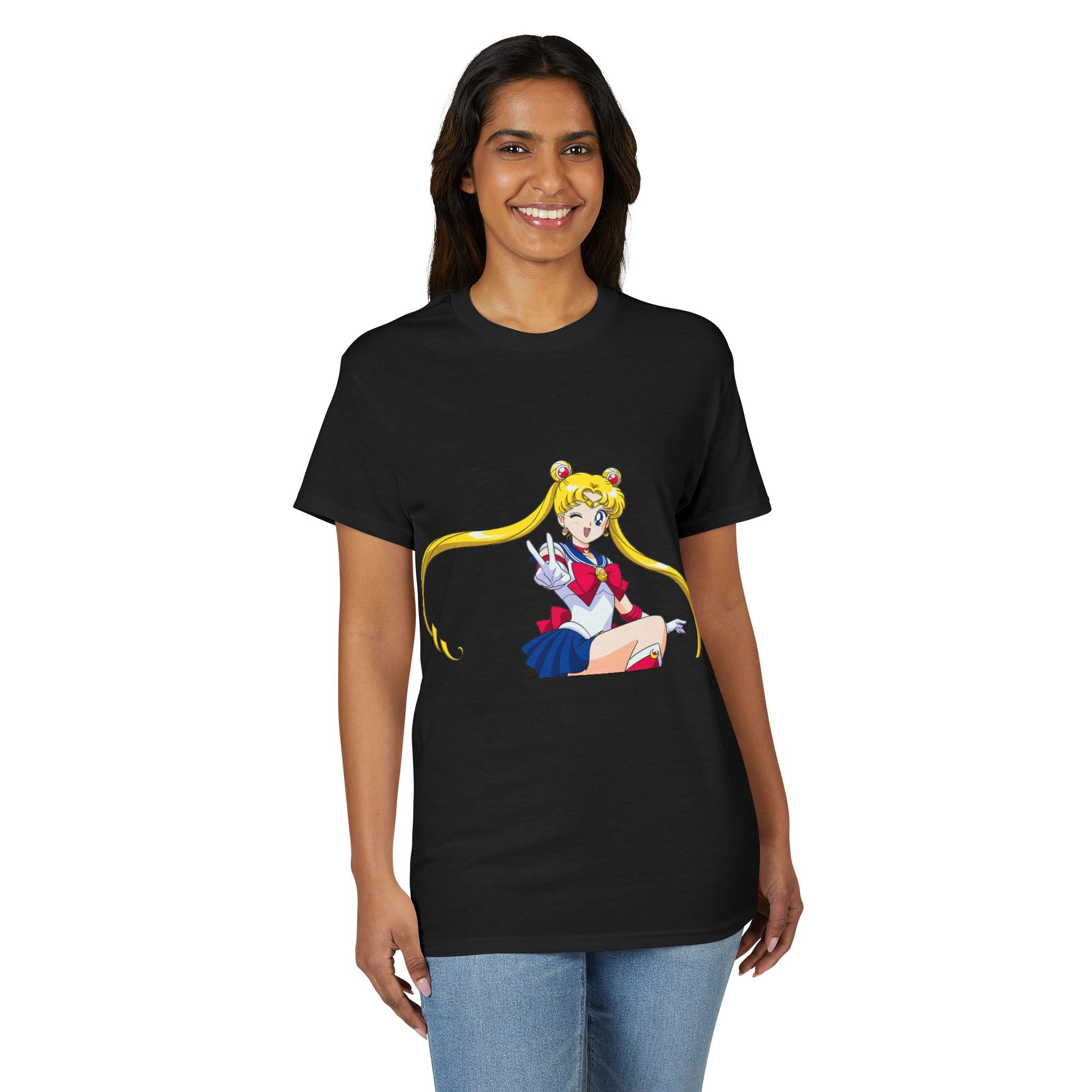 Sailor moon -Inspired Anime Girl Graphic T-Shirt