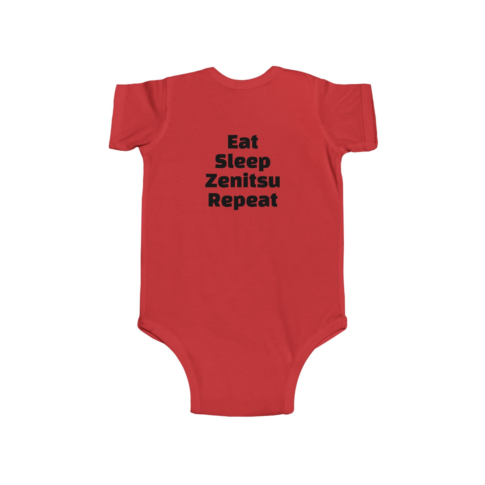 Zenitsu Baby Bodysuit – "Eat Sleep Zenitsu Repeat" Cute Anime Infant Onesie