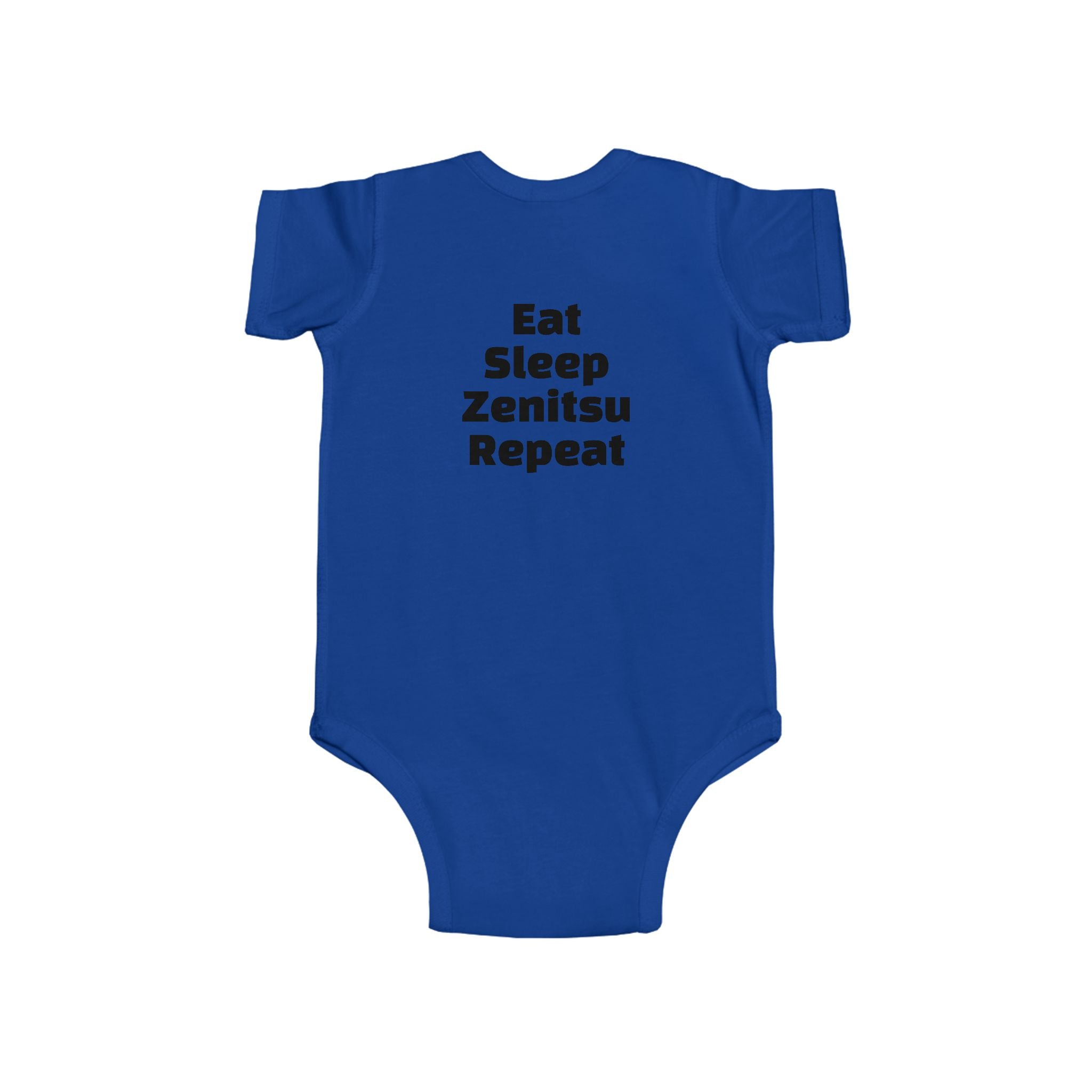 Zenitsu Baby Bodysuit – "Eat Sleep Zenitsu Repeat" Cute Anime Infant Onesie