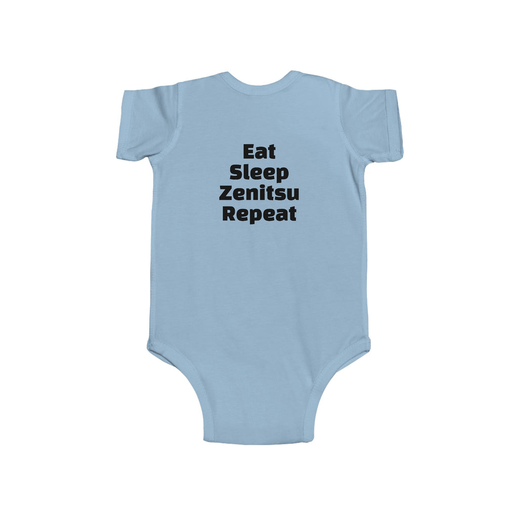 Zenitsu Baby Bodysuit – "Eat Sleep Zenitsu Repeat" Cute Anime Infant Onesie