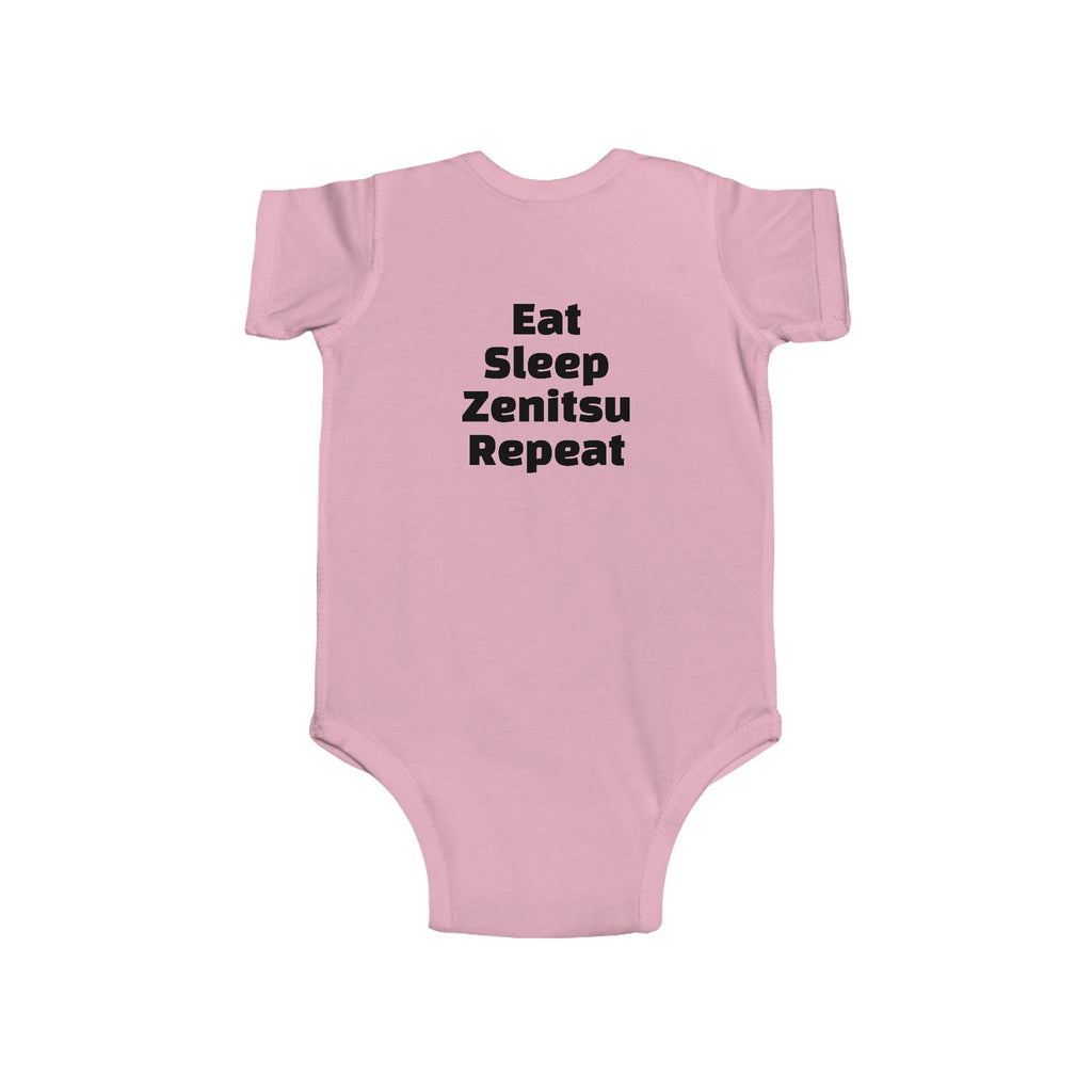 Zenitsu Baby Bodysuit – "Eat Sleep Zenitsu Repeat" Cute Anime Infant Onesie