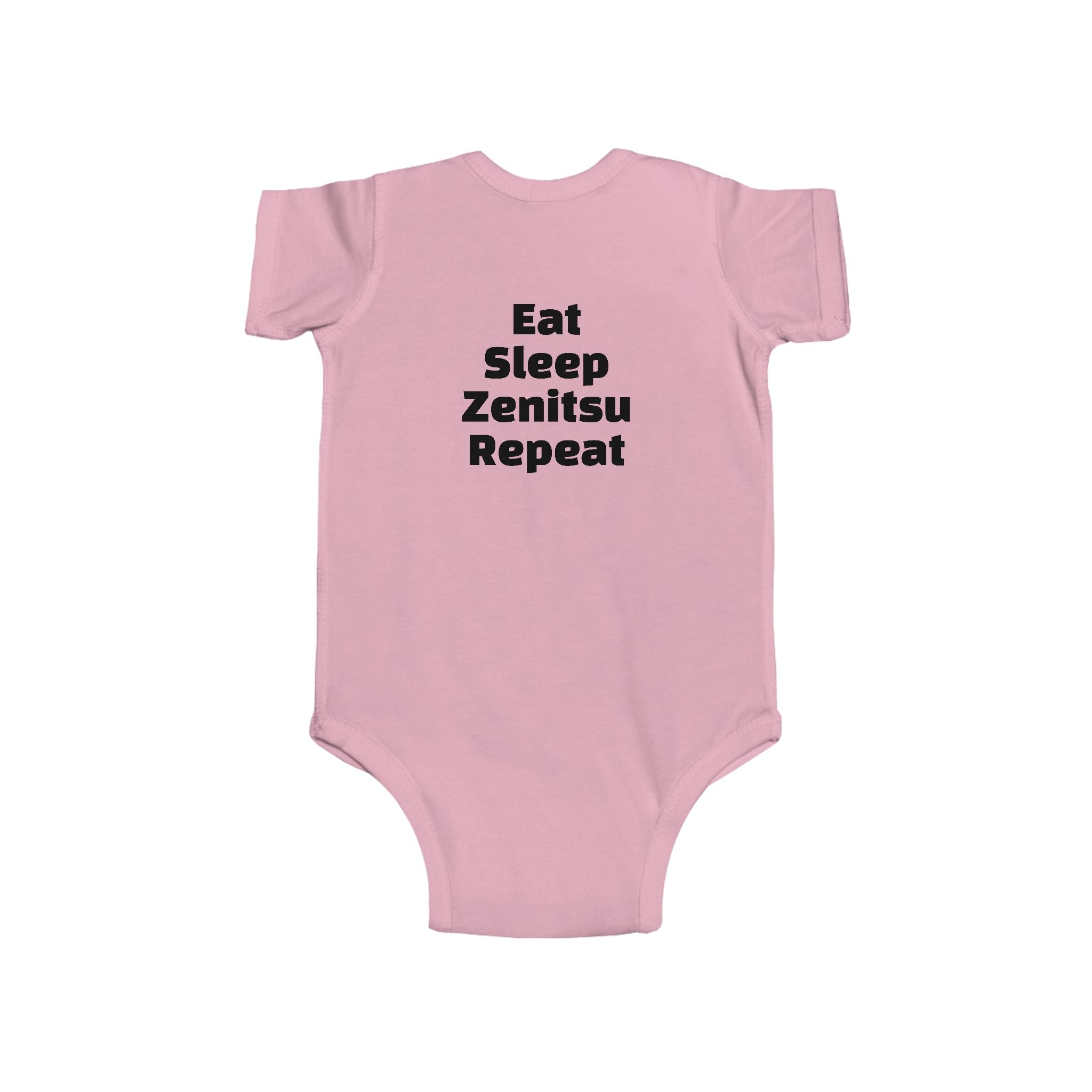 Zenitsu Baby Bodysuit – "Eat Sleep Zenitsu Repeat" Cute Anime Infant Onesie
