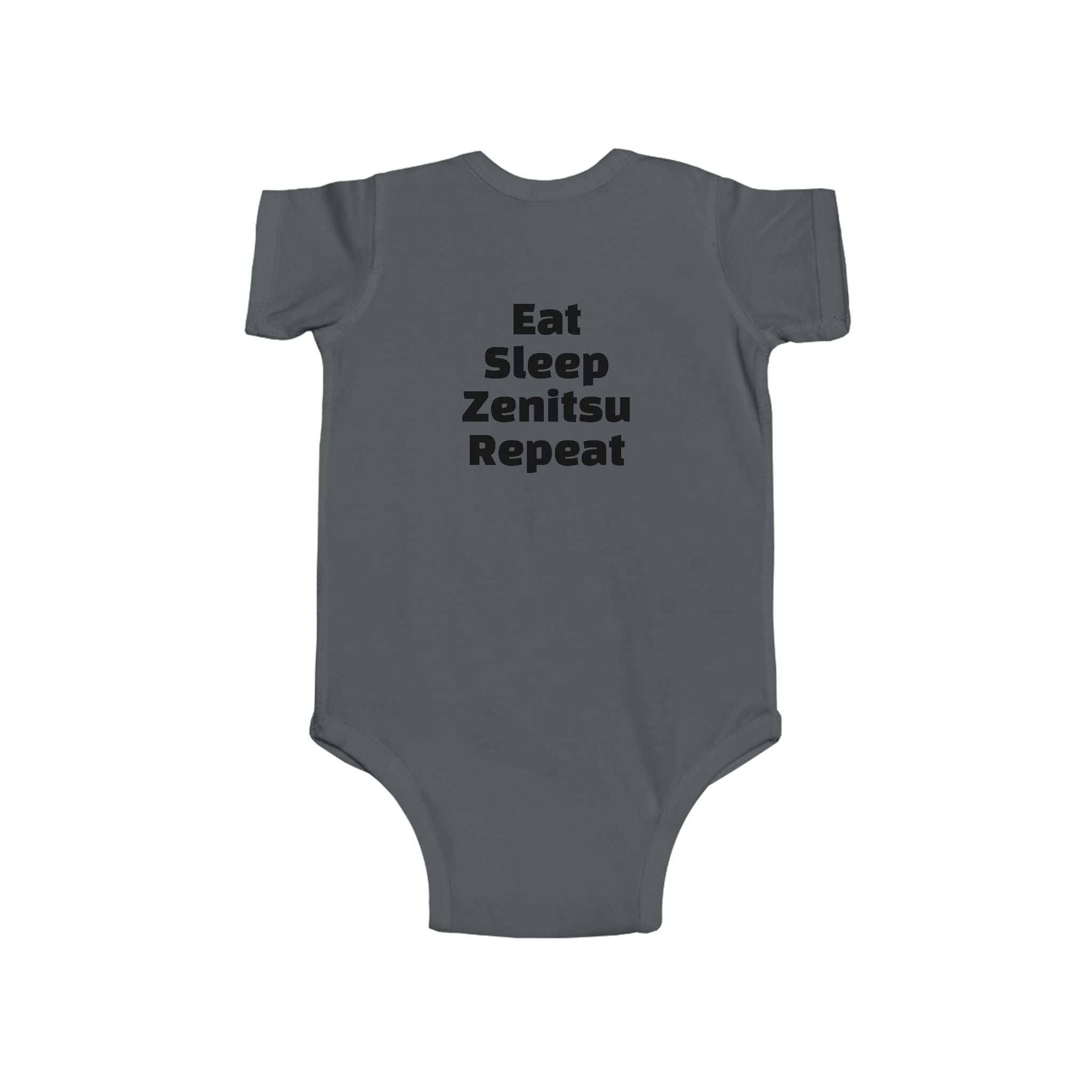 Zenitsu Baby Bodysuit – "Eat Sleep Zenitsu Repeat" Cute Anime Infant Onesie