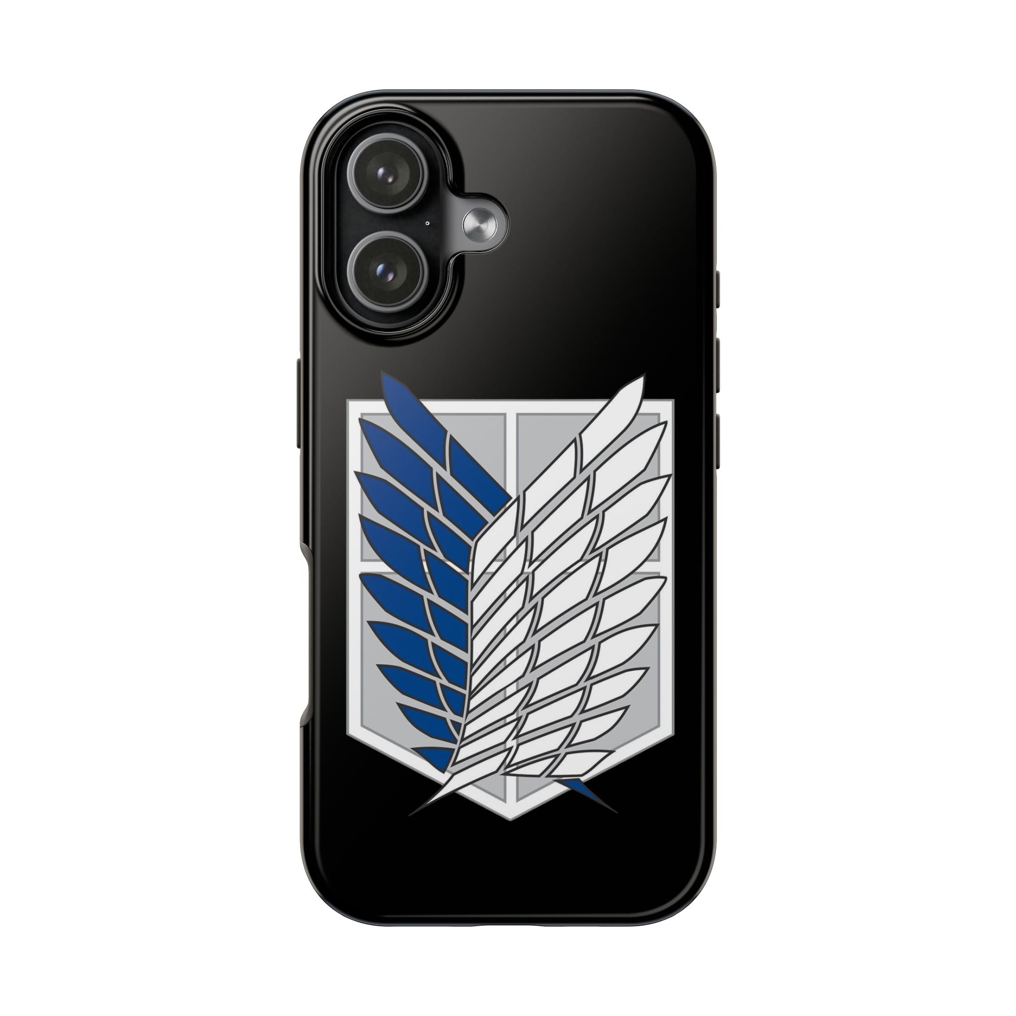 Attack On Titan Survey Corps Tough Phone Case — Anime Wings Emblem Protective iPhone Cover