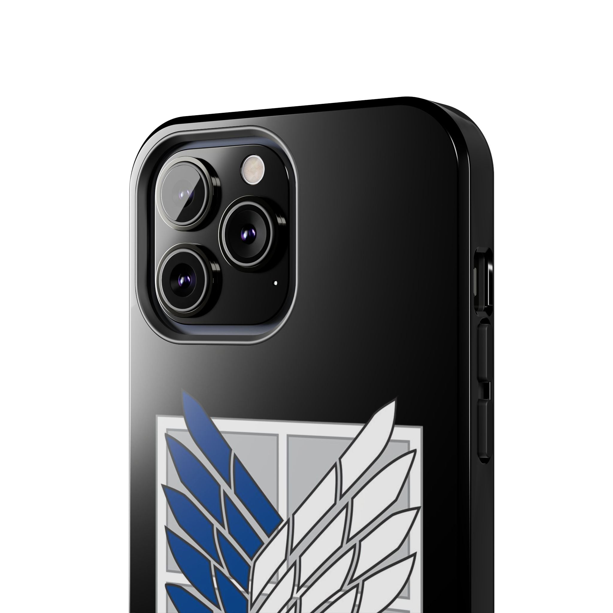Attack On Titan Survey Corps Tough Phone Case — Anime Wings Emblem Protective iPhone Cover