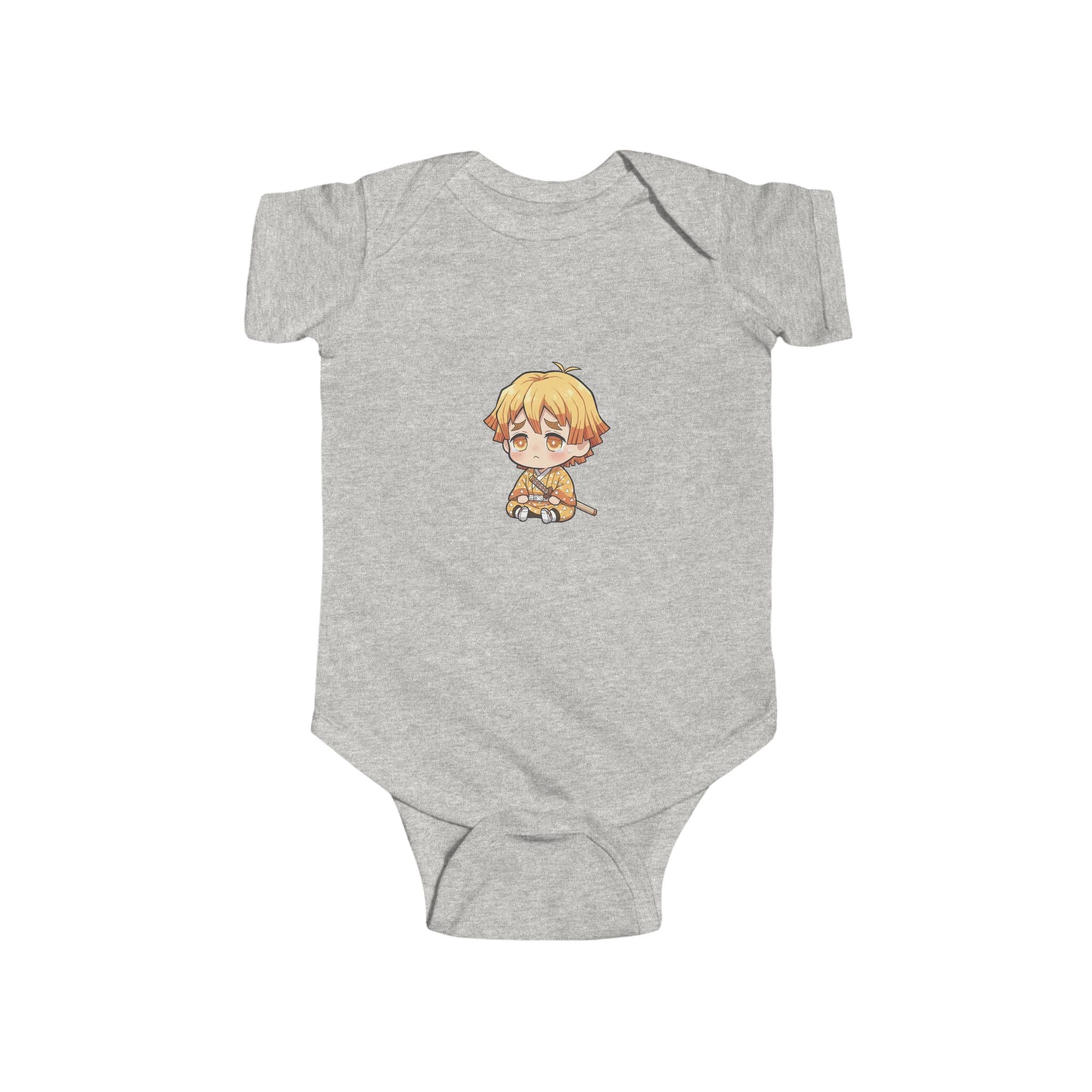 Zenitsu Baby Bodysuit – "Eat Sleep Zenitsu Repeat" Cute Anime Infant Onesie