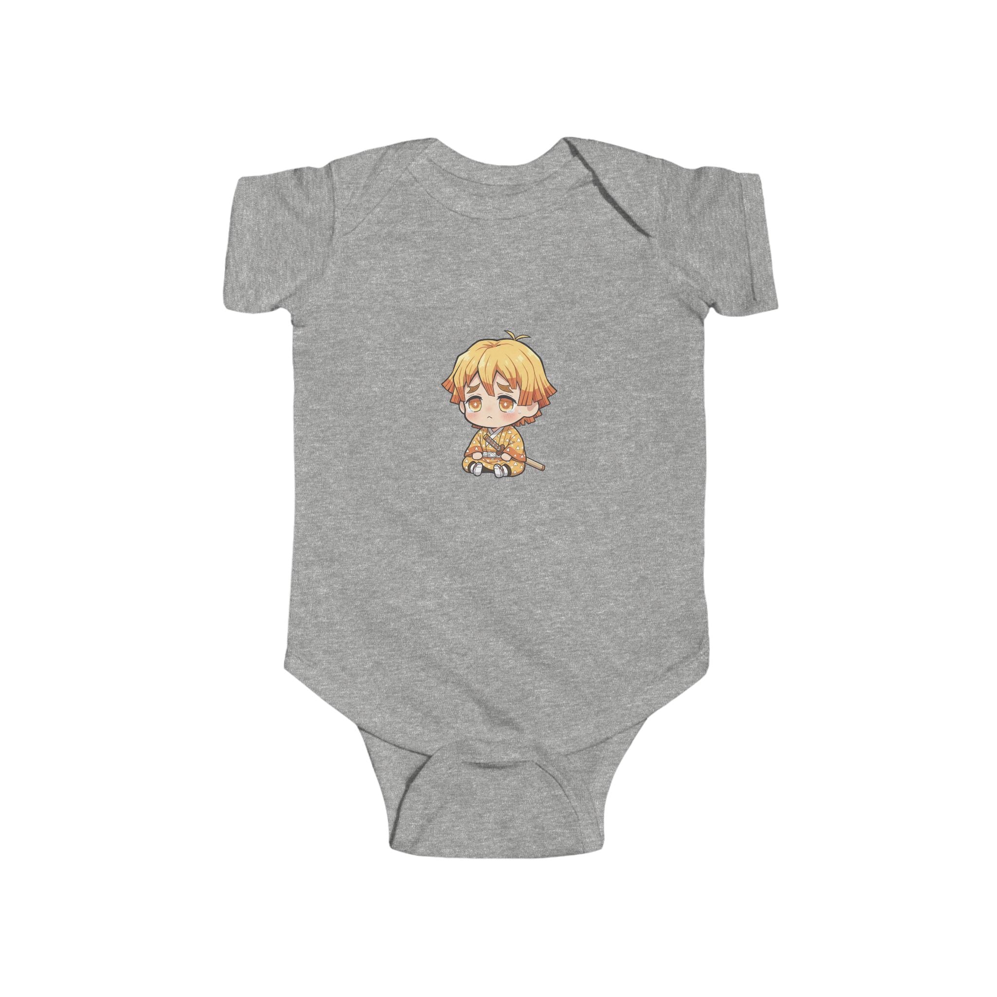 Zenitsu Baby Bodysuit – "Eat Sleep Zenitsu Repeat" Cute Anime Infant Onesie