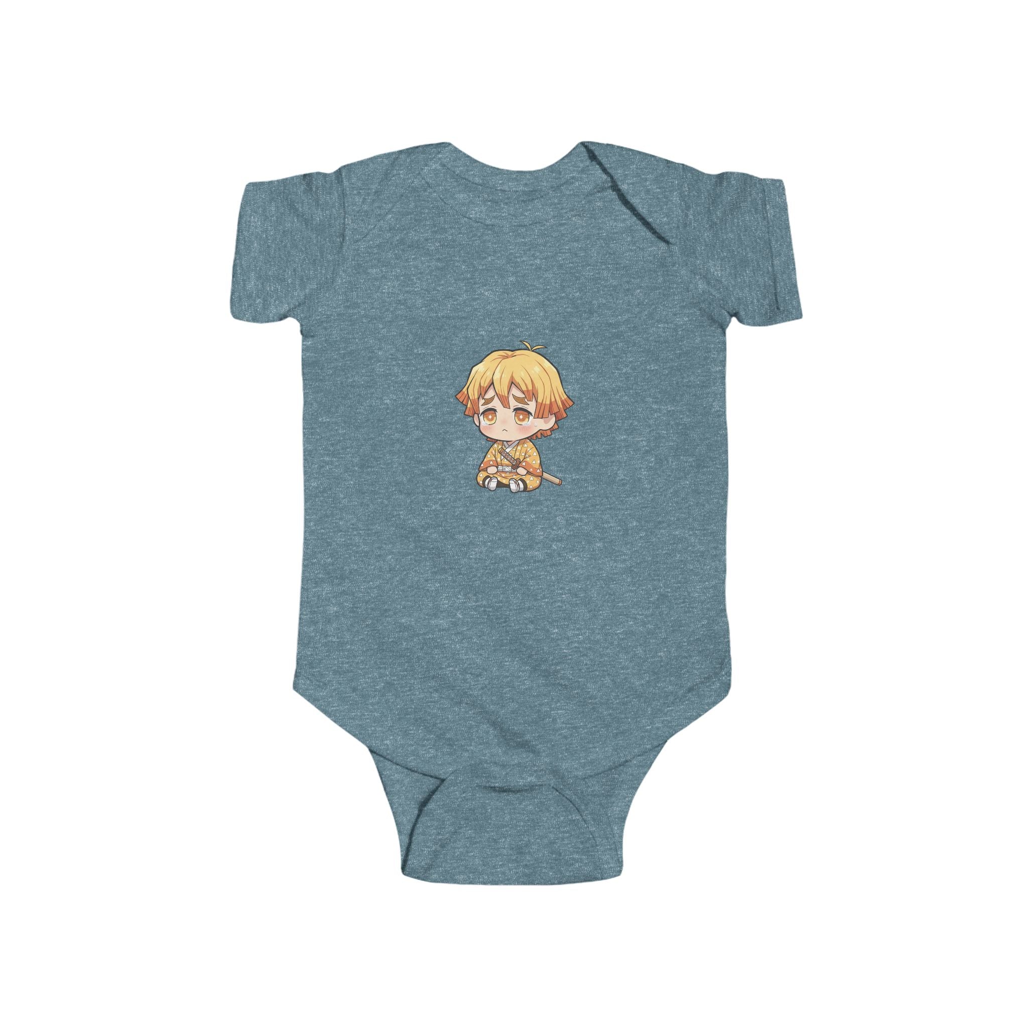 Zenitsu Baby Bodysuit – "Eat Sleep Zenitsu Repeat" Cute Anime Infant Onesie