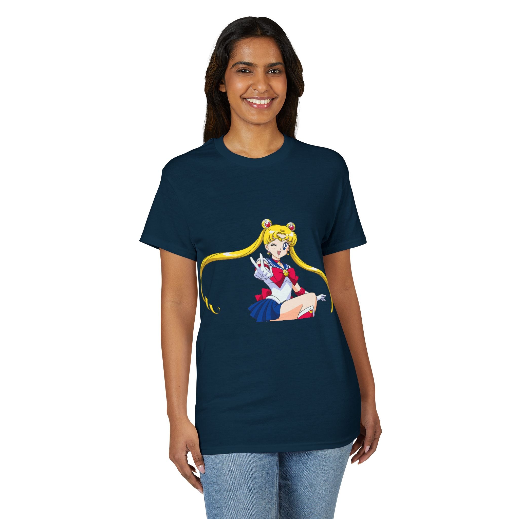 Sailor moon -Inspired Anime Girl Graphic T-Shirt