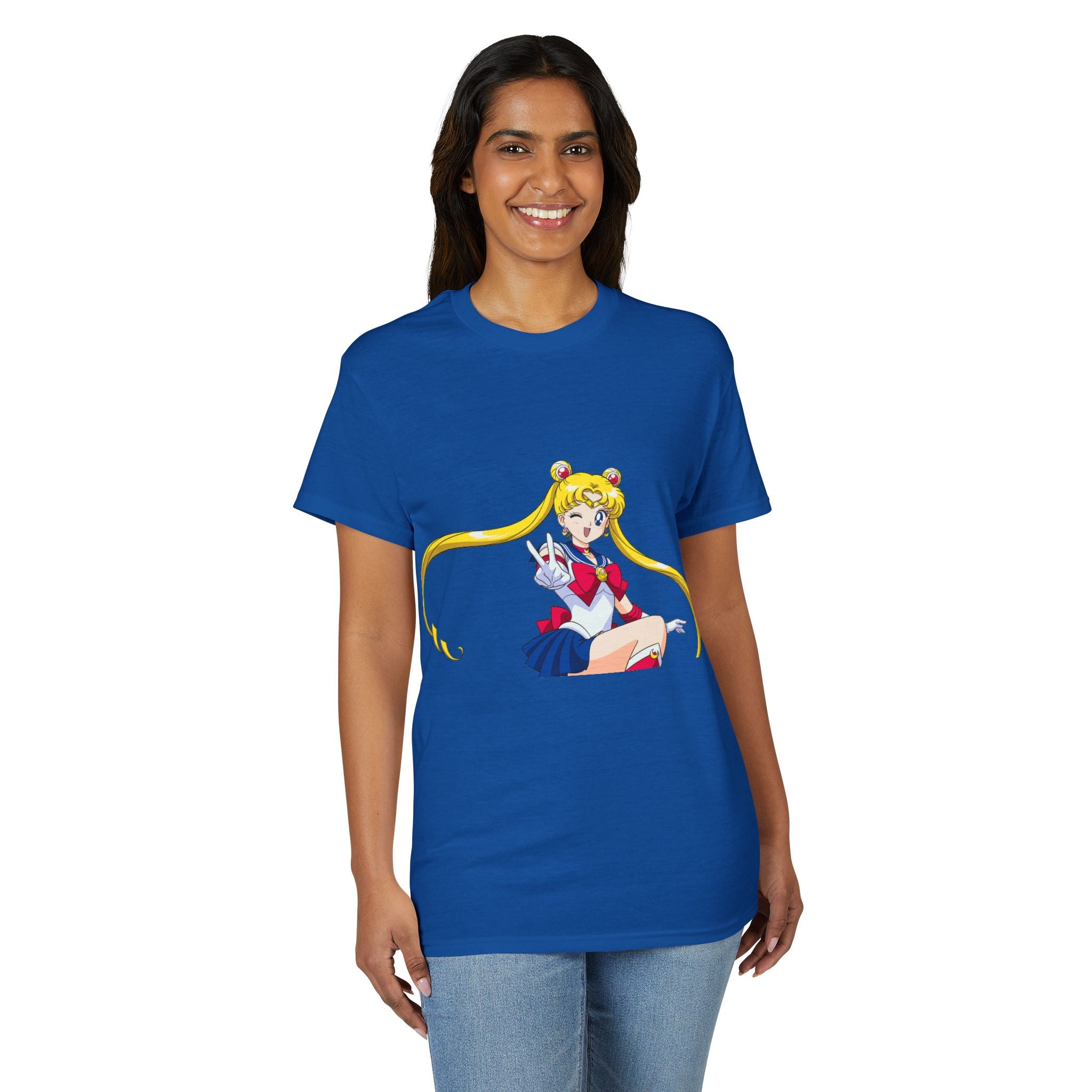 Sailor moon -Inspired Anime Girl Graphic T-Shirt