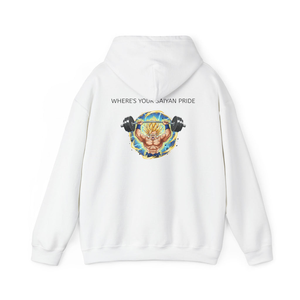 Dragon Ball Z Hoodie — "Where's Your Saiyan Pride" Graphic Pullover