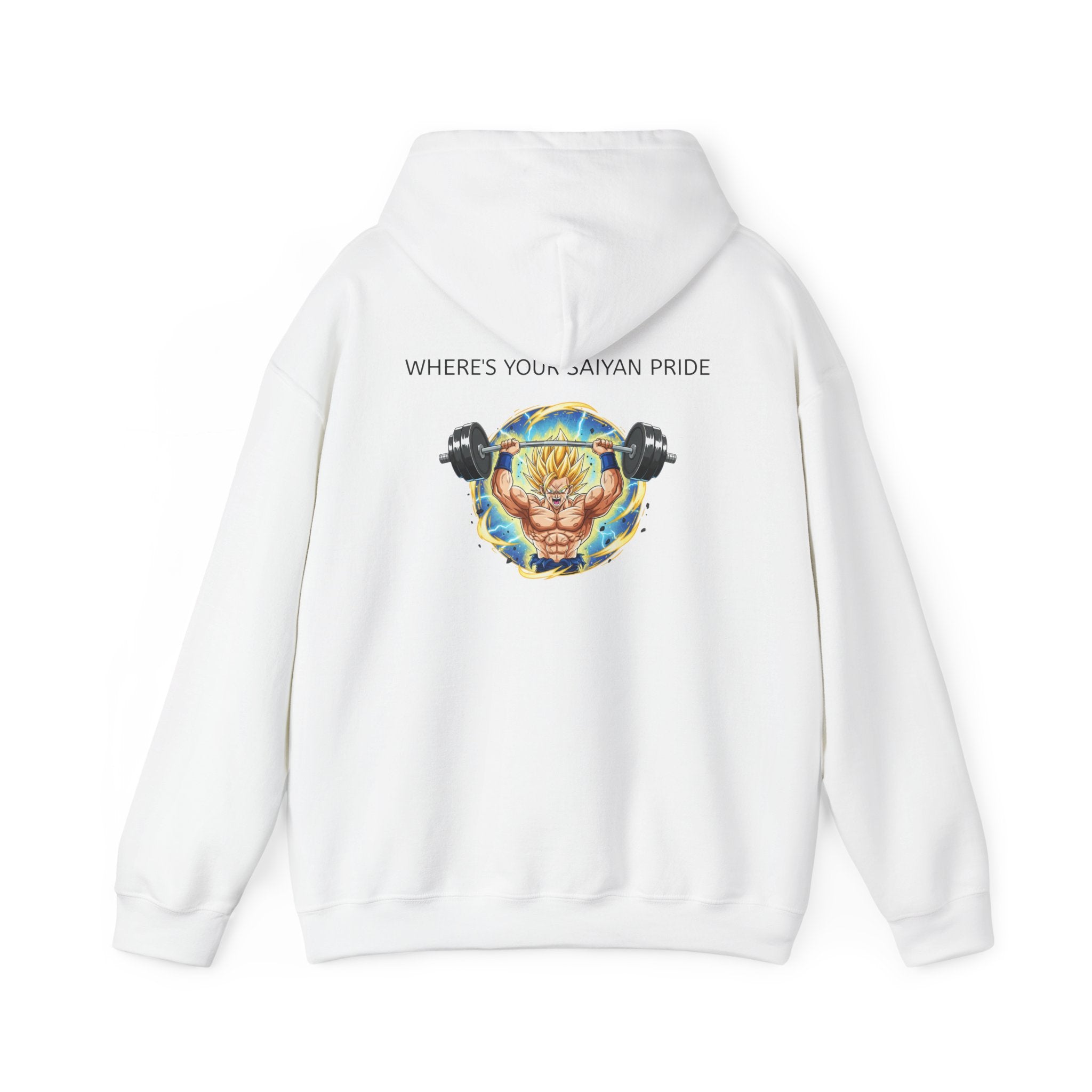Dragon Ball Z Hoodie — "Where's Your Saiyan Pride" Graphic Pullover