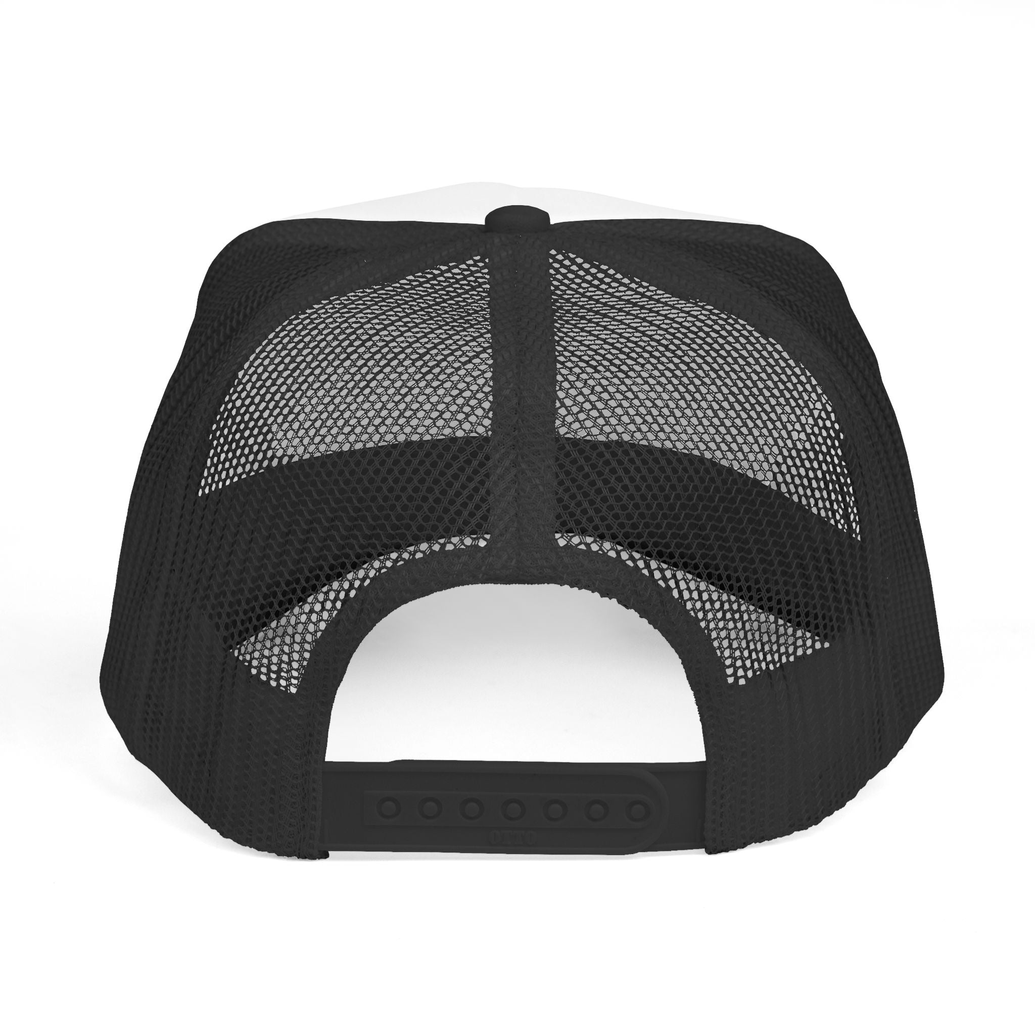 Dragonball z Majin 'M' Trucker Cap — Minimal Black & White Mesh Hat