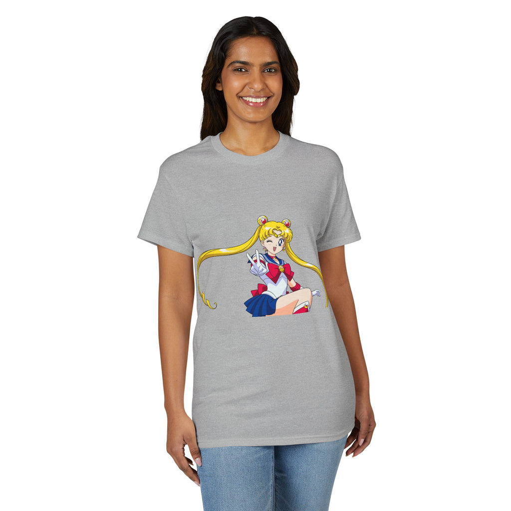 Sailor moon -Inspired Anime Girl Graphic T-Shirt