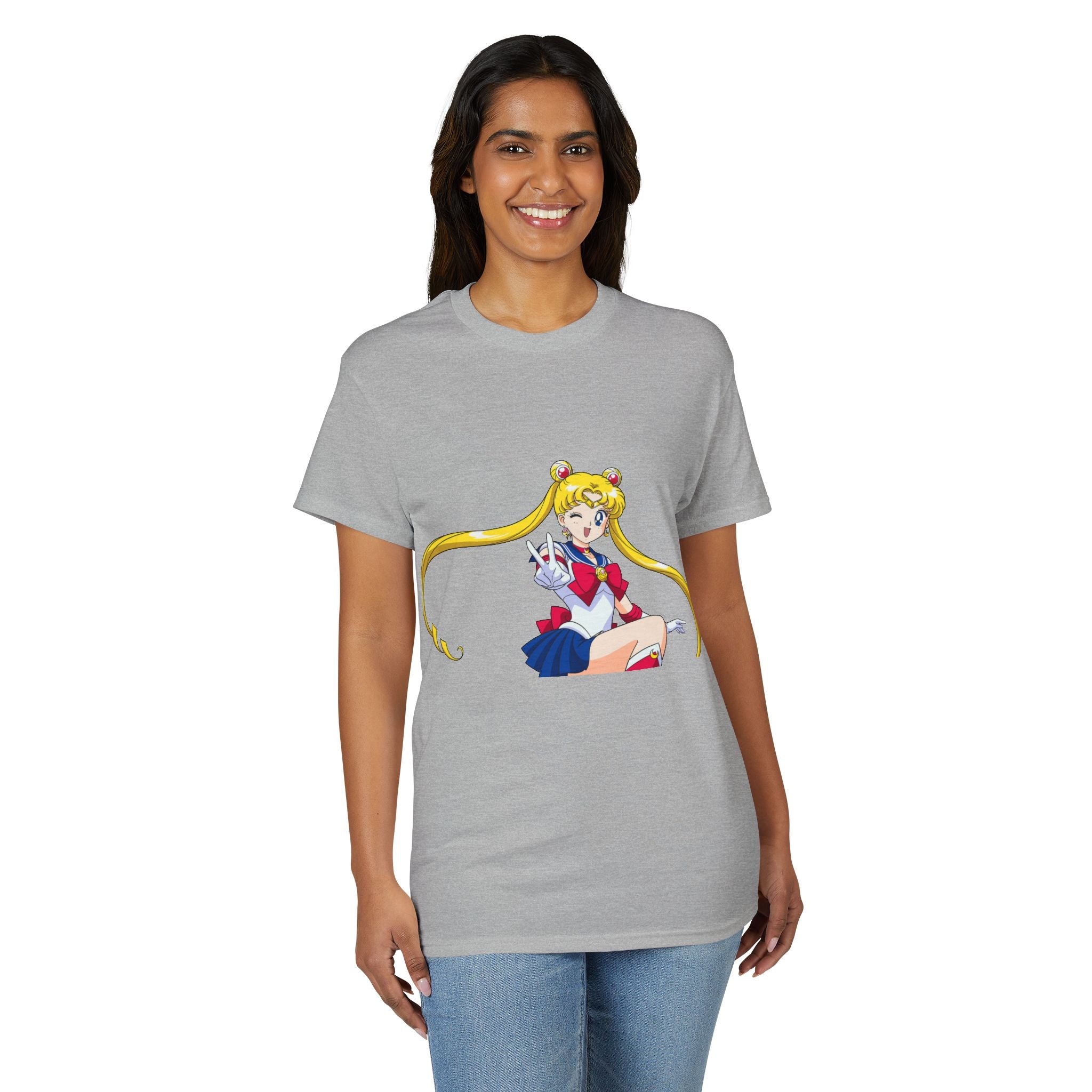 Sailor moon -Inspired Anime Girl Graphic T-Shirt