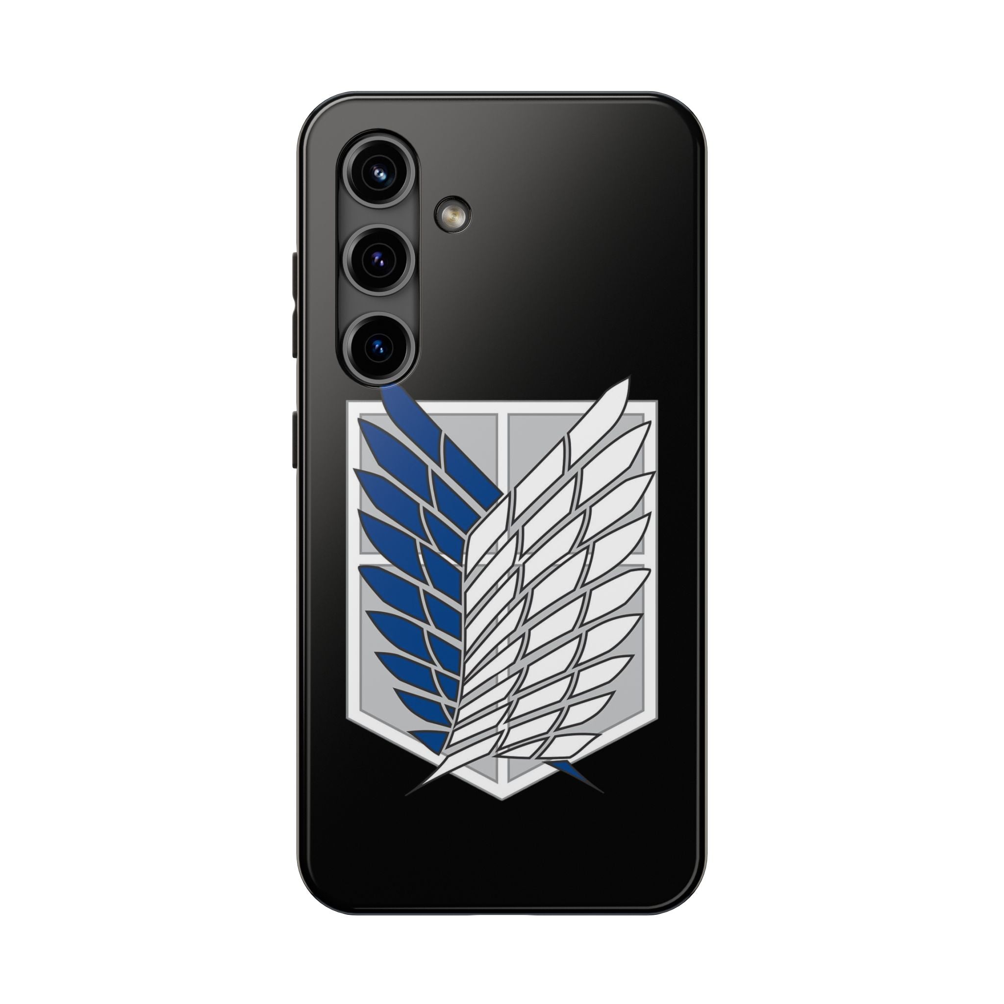 Attack On Titan Survey Corps Tough Phone Case — Anime Wings Emblem Protective iPhone Cover
