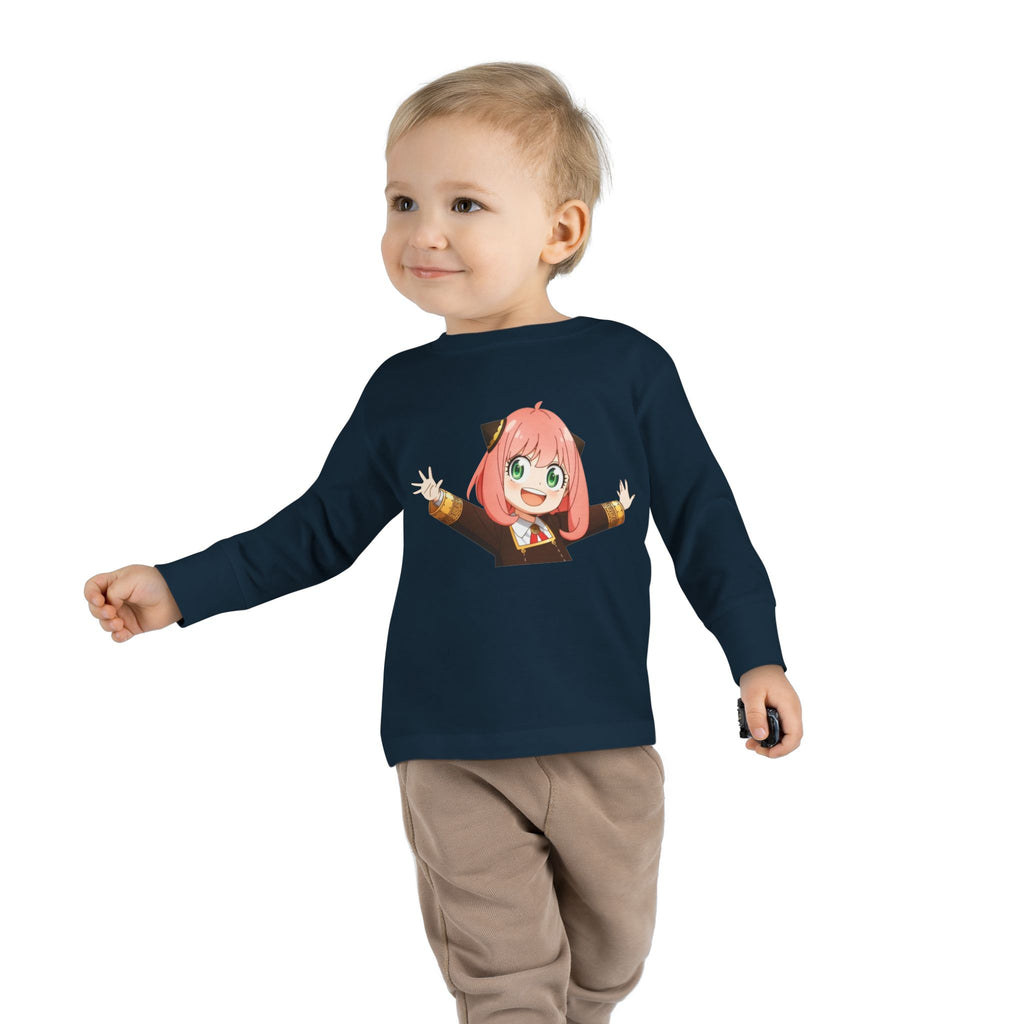 Spy x Family Anya Toddler Long Sleeve Tee — Cute Anime Kid Shirt