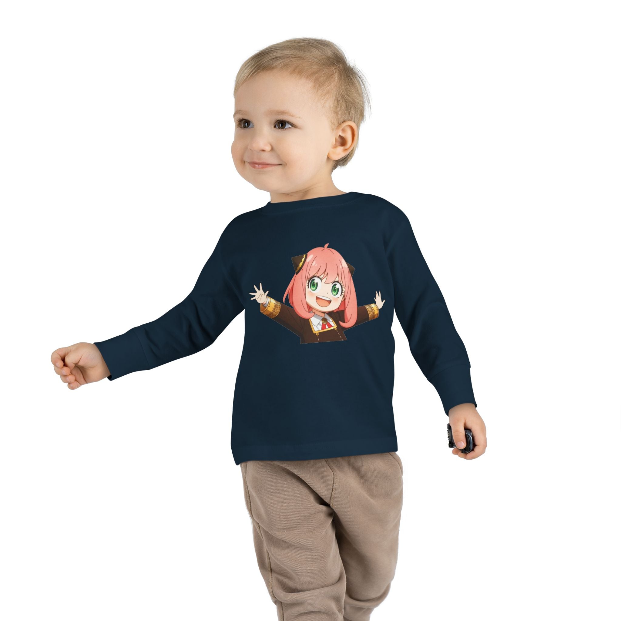 Spy x Family Anya Toddler Long Sleeve Tee — Cute Anime Kid Shirt