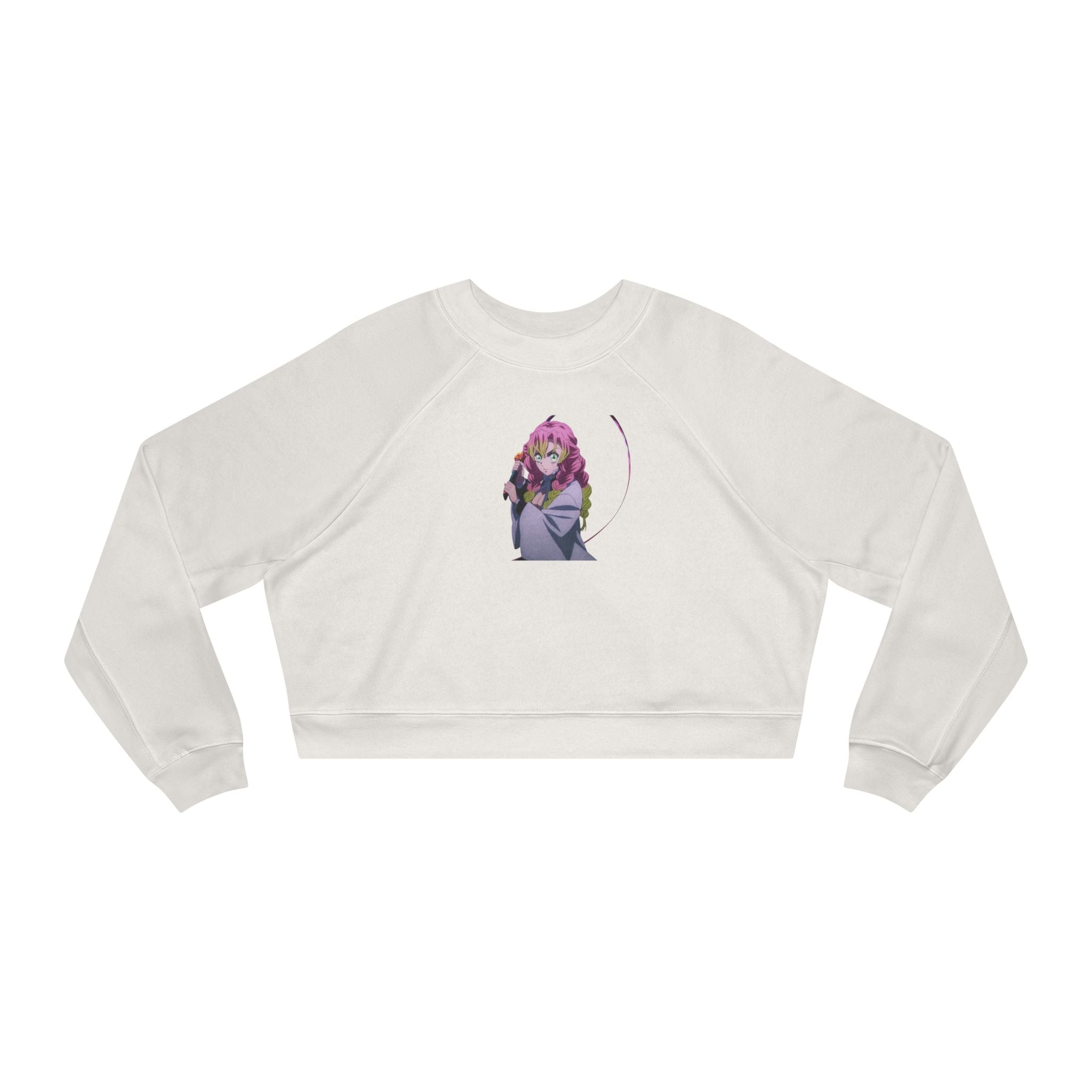 Demon Slayer Cropped Pullover — Love hashira mitsuri Graphic