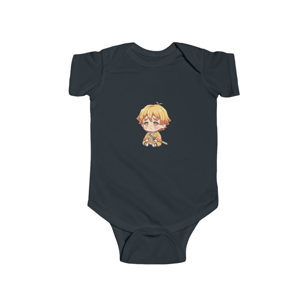 Zenitsu Baby Bodysuit – "Eat Sleep Zenitsu Repeat" Cute Anime Infant Onesie
