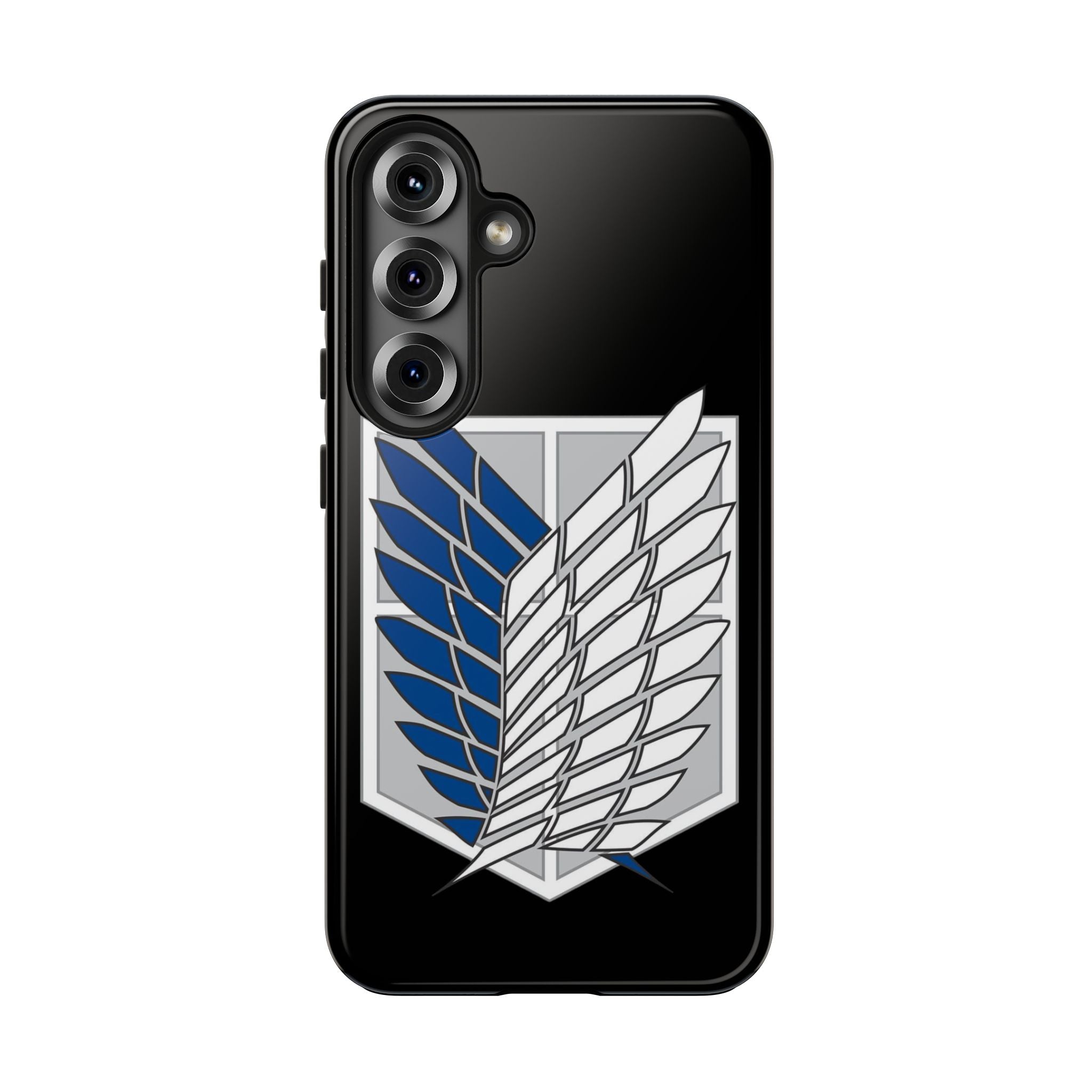 Attack On Titan Survey Corps Tough Phone Case — Anime Wings Emblem Protective iPhone Cover