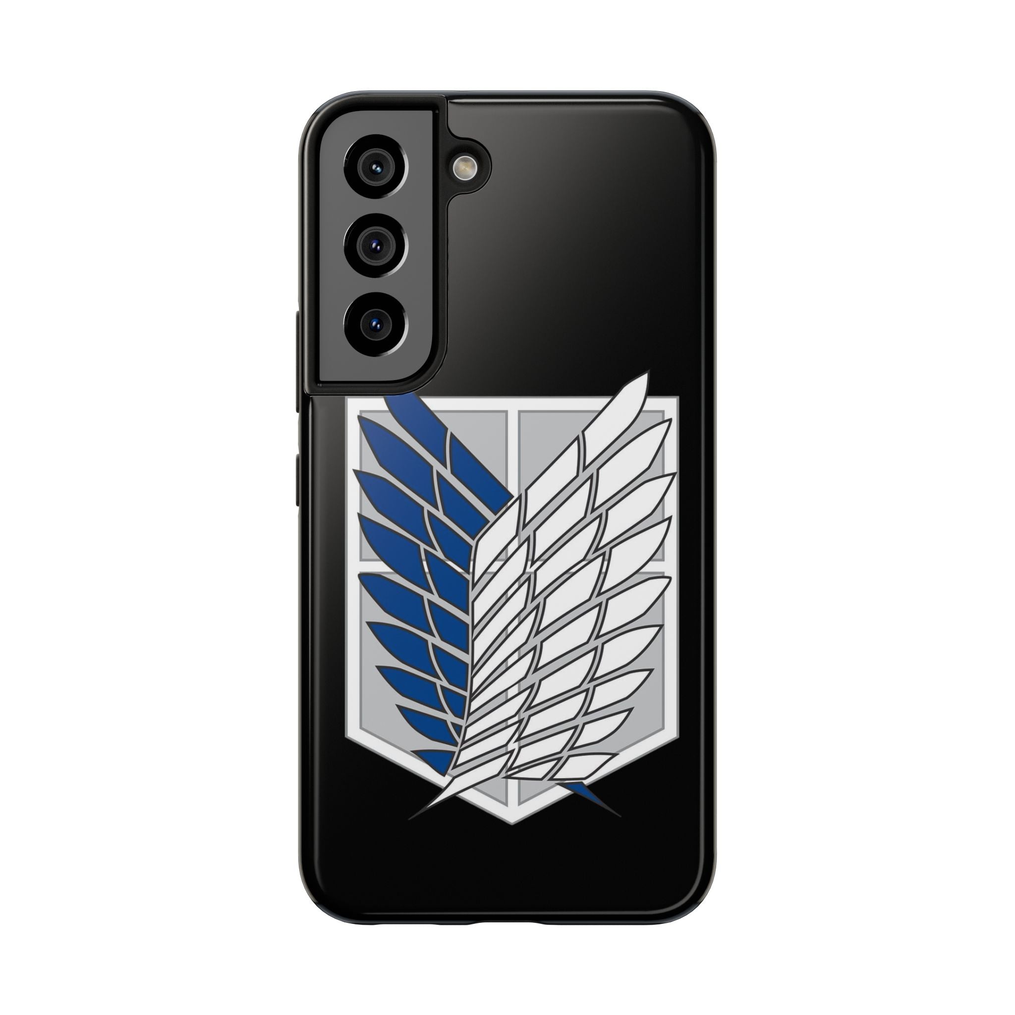 Attack On Titan Survey Corps Tough Phone Case — Anime Wings Emblem Protective iPhone Cover