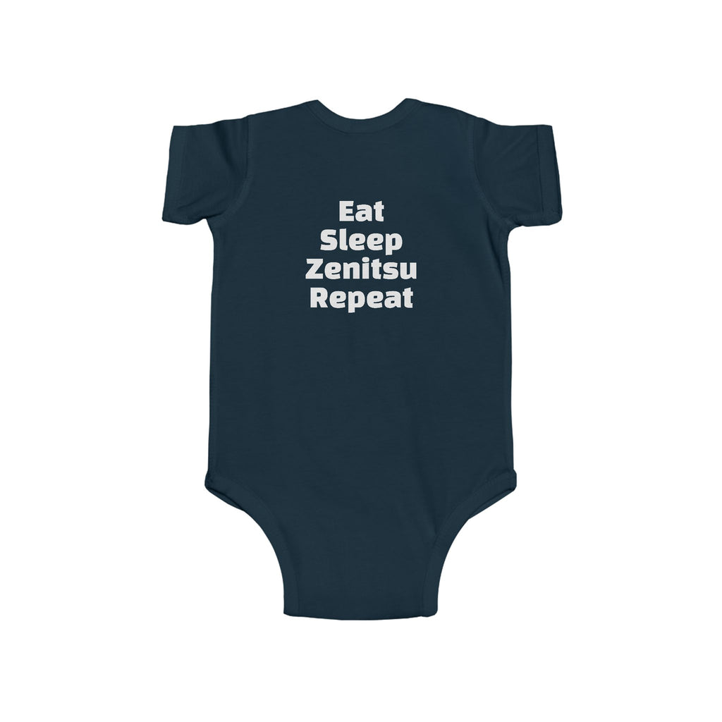 Zenitsu Baby Bodysuit – "Eat Sleep Zenitsu Repeat" Cute Anime Infant Onesie
