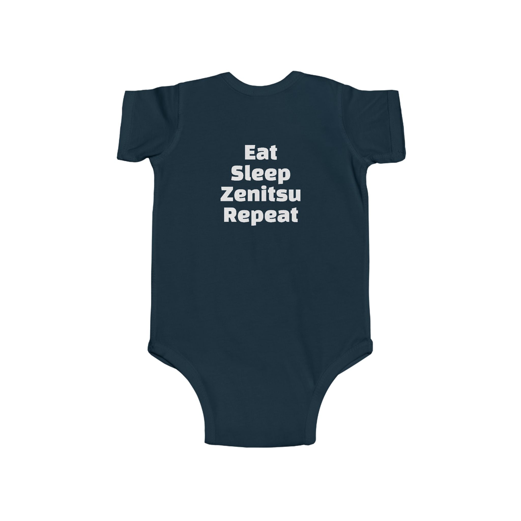 Zenitsu Baby Bodysuit – "Eat Sleep Zenitsu Repeat" Cute Anime Infant Onesie