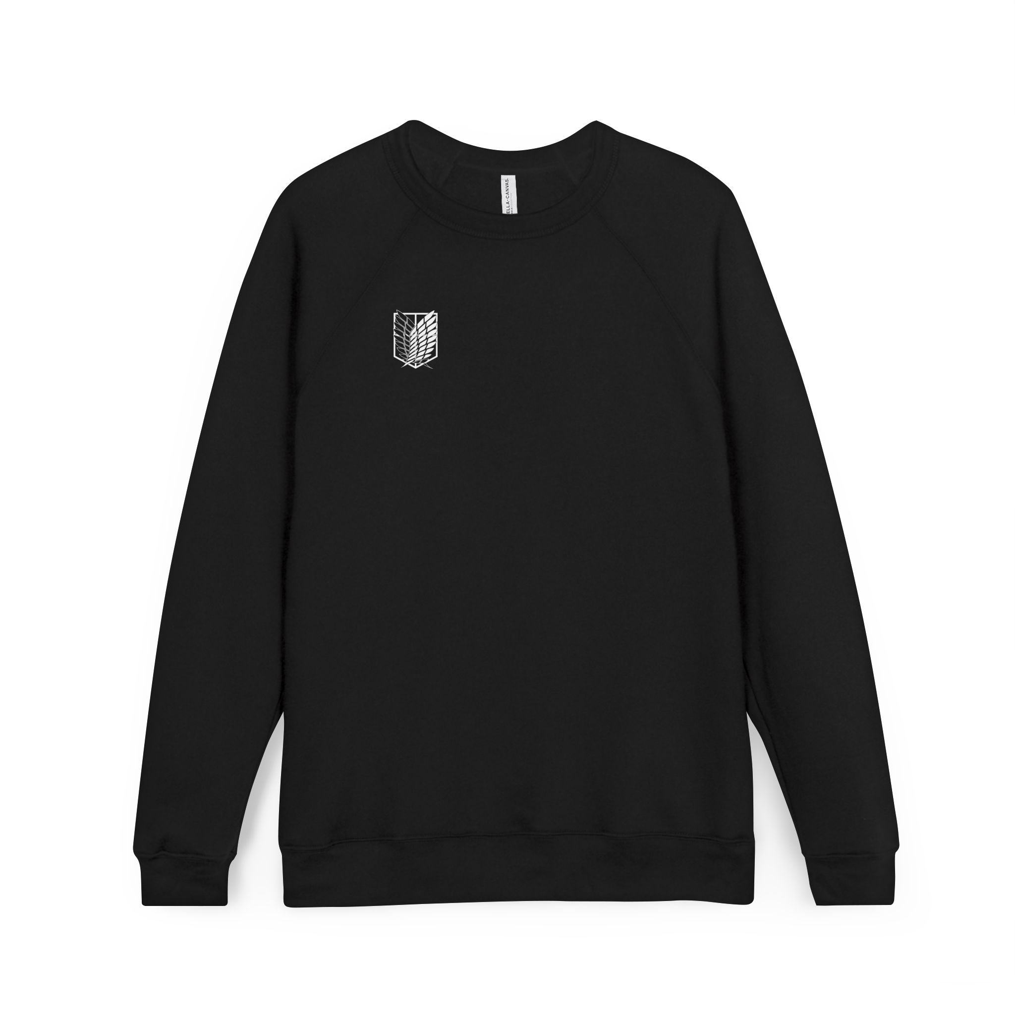 Unisex Sponge Fleece Raglan Sweatshirt Freedom Wings Attack On Titan