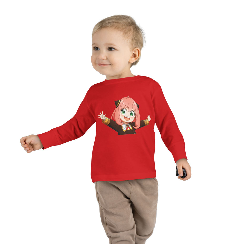 Spy x Family Anya Toddler Long Sleeve Tee — Cute Anime Kid Shirt