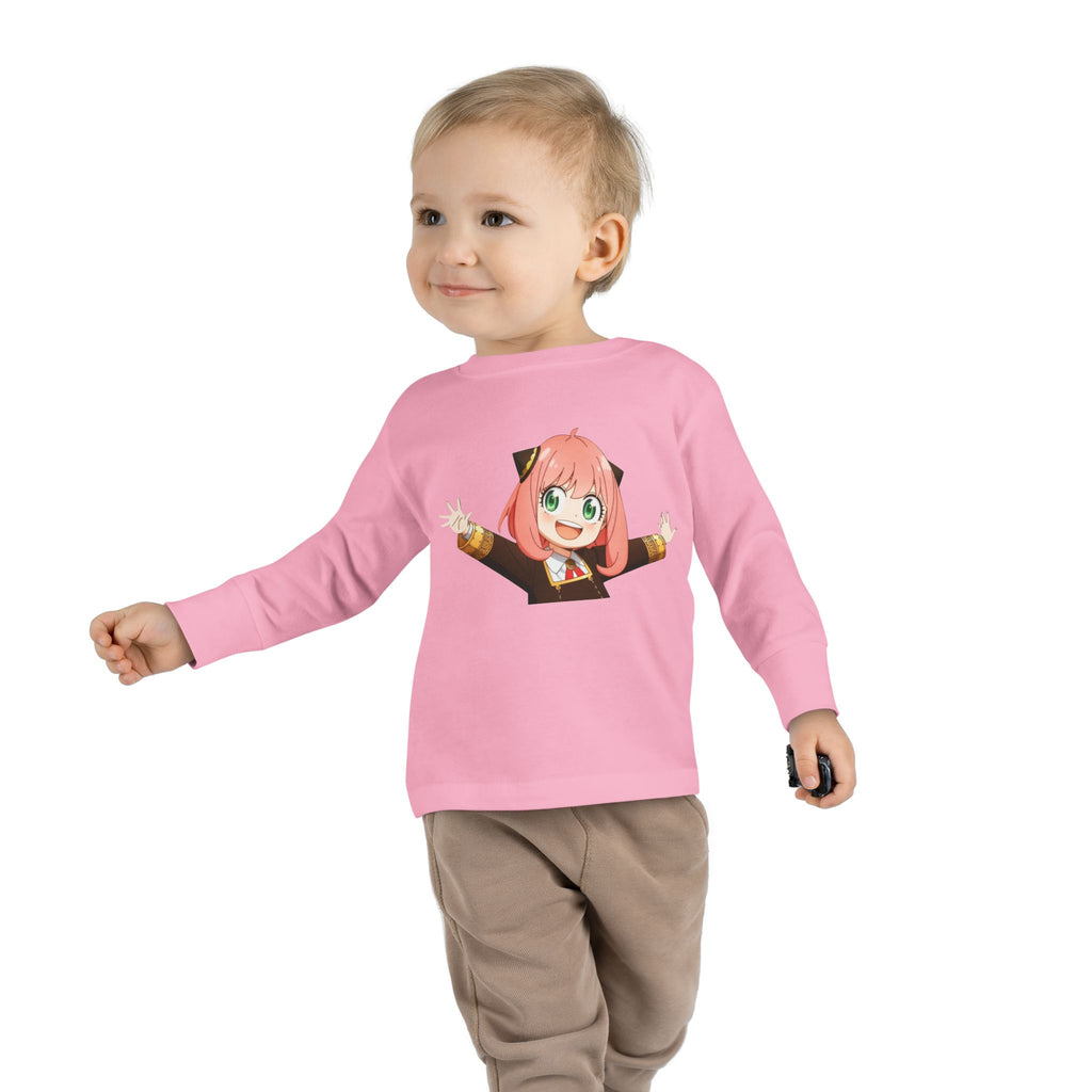 Spy x Family Anya Toddler Long Sleeve Tee — Cute Anime Kid Shirt