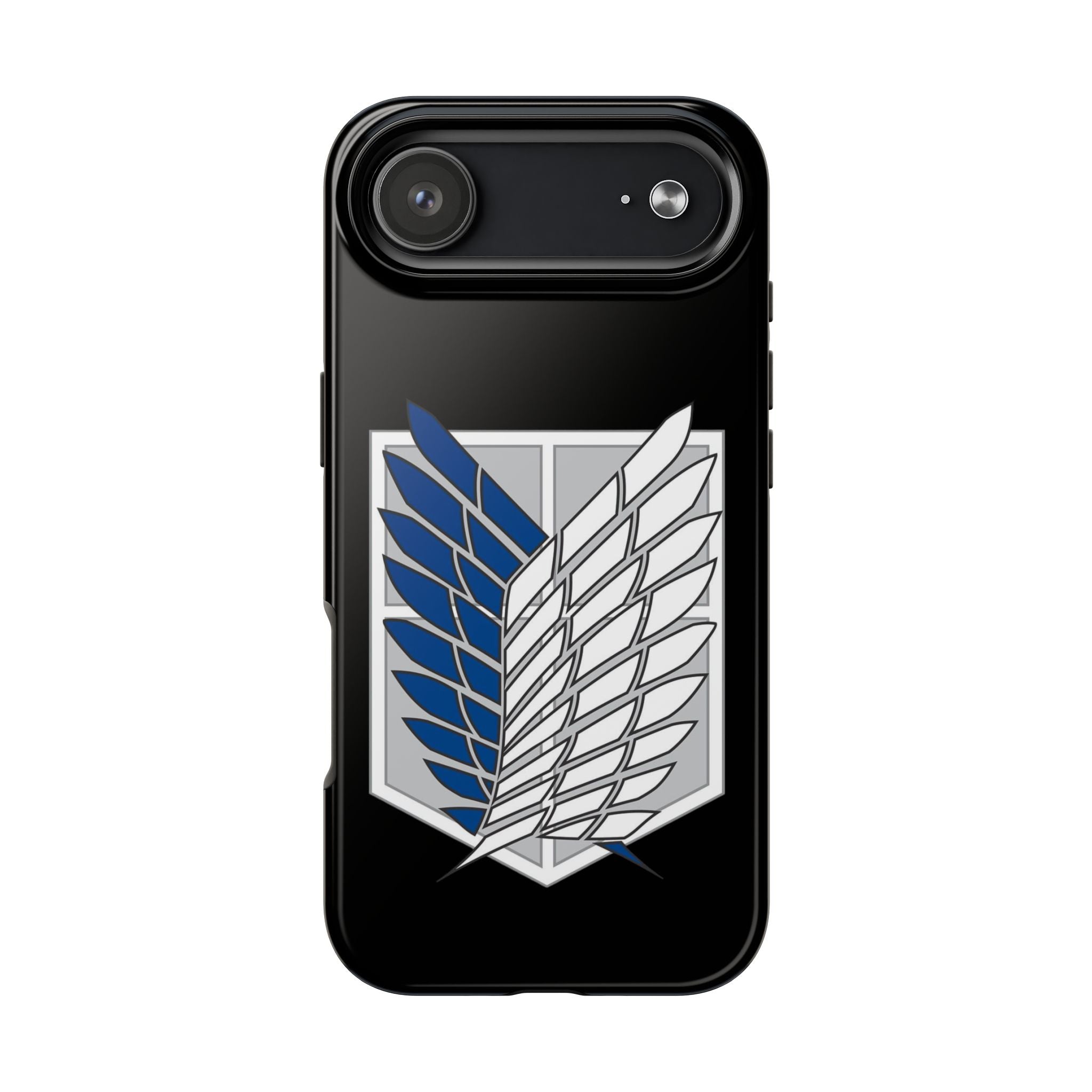 Attack On Titan Survey Corps Tough Phone Case — Anime Wings Emblem Protective iPhone Cover