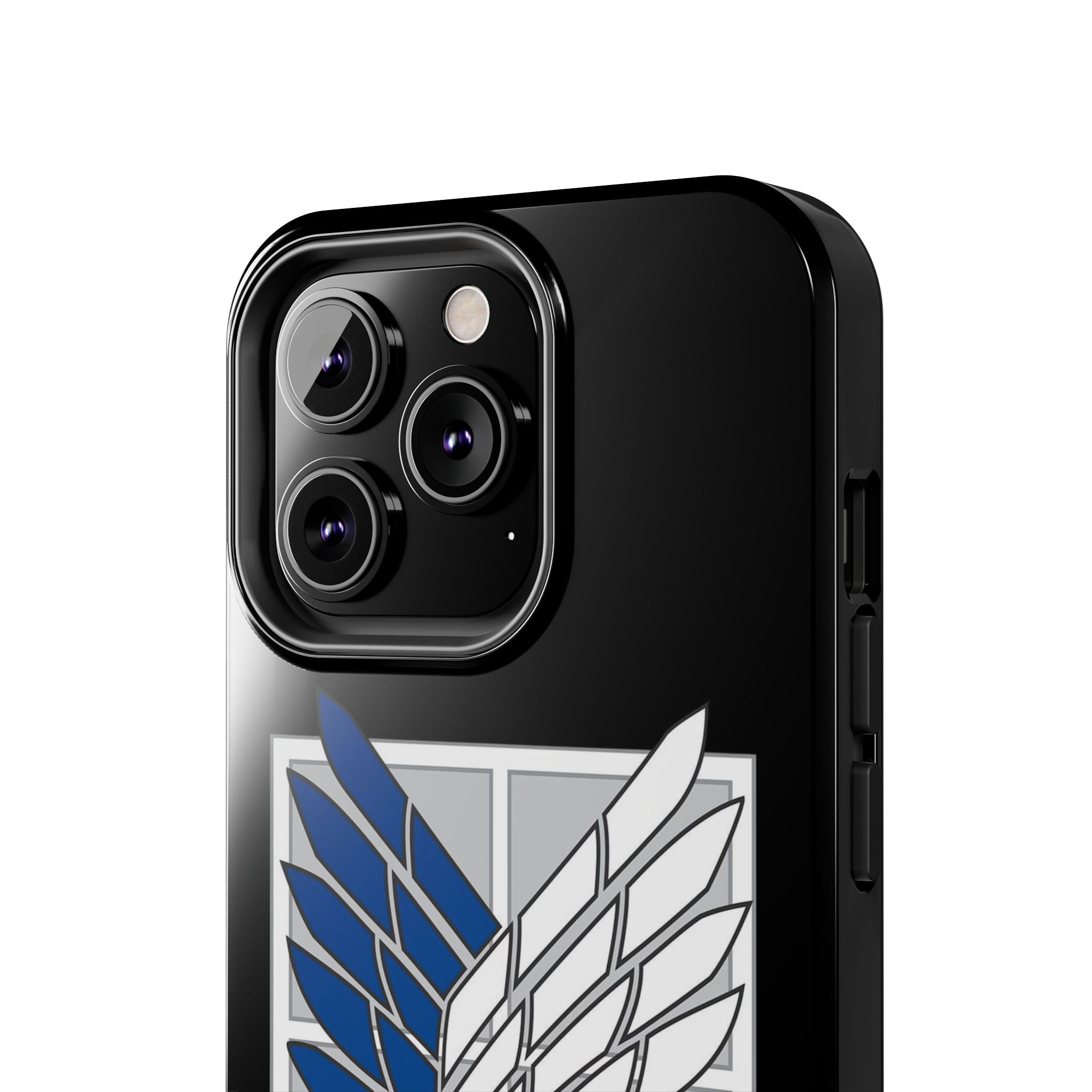Attack On Titan Survey Corps Tough Phone Case — Anime Wings Emblem Protective iPhone Cover
