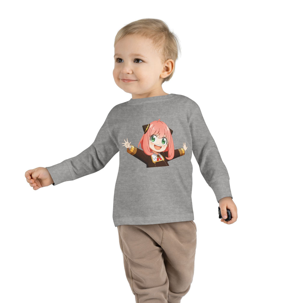 Spy x Family Anya Toddler Long Sleeve Tee — Cute Anime Kid Shirt