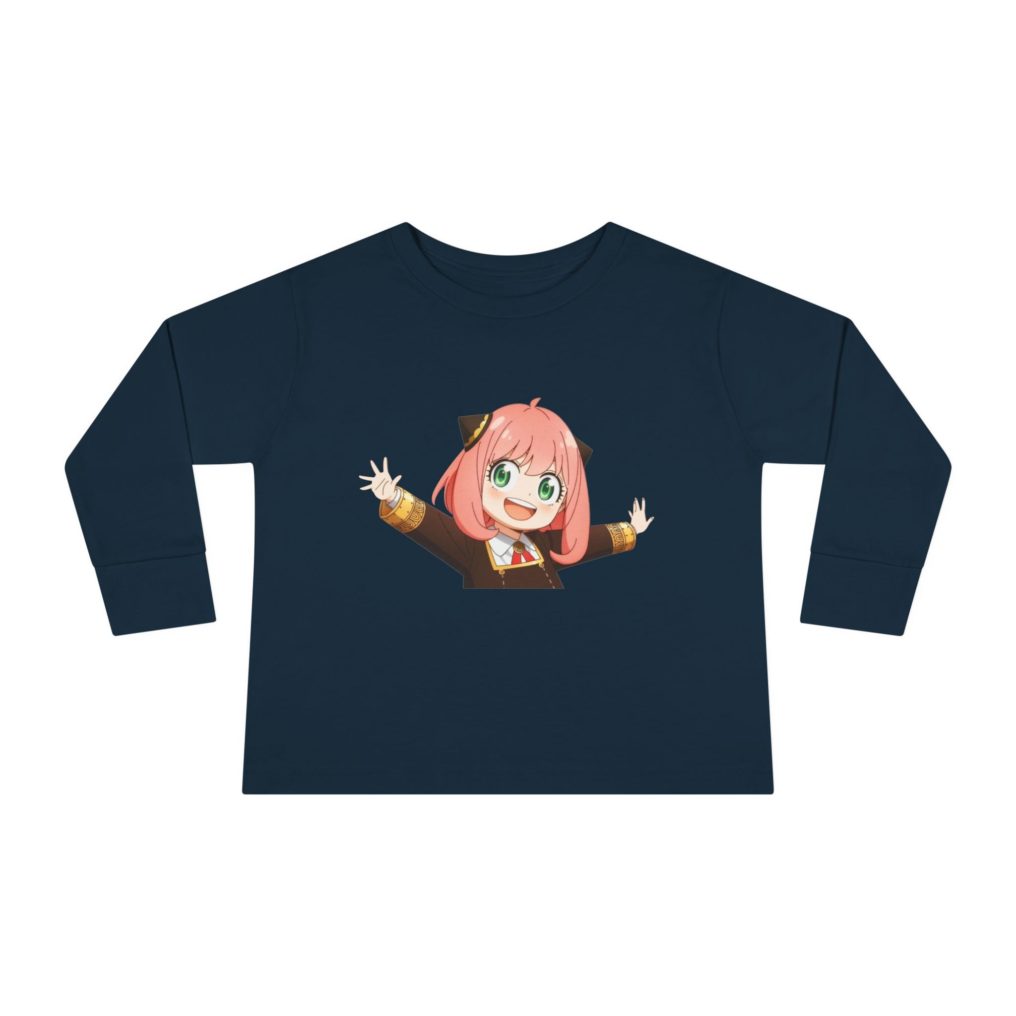 Spy x Family Anya Toddler Long Sleeve Tee — Cute Anime Kid Shirt