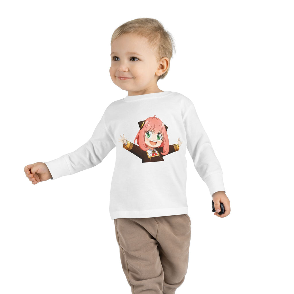 Spy x Family Anya Toddler Long Sleeve Tee — Cute Anime Kid Shirt