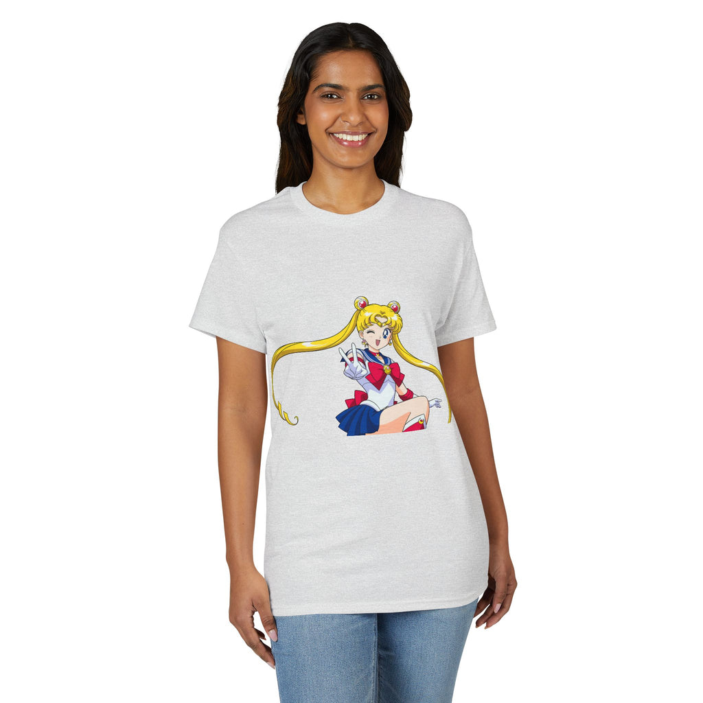 Sailor moon -Inspired Anime Girl Graphic T-Shirt