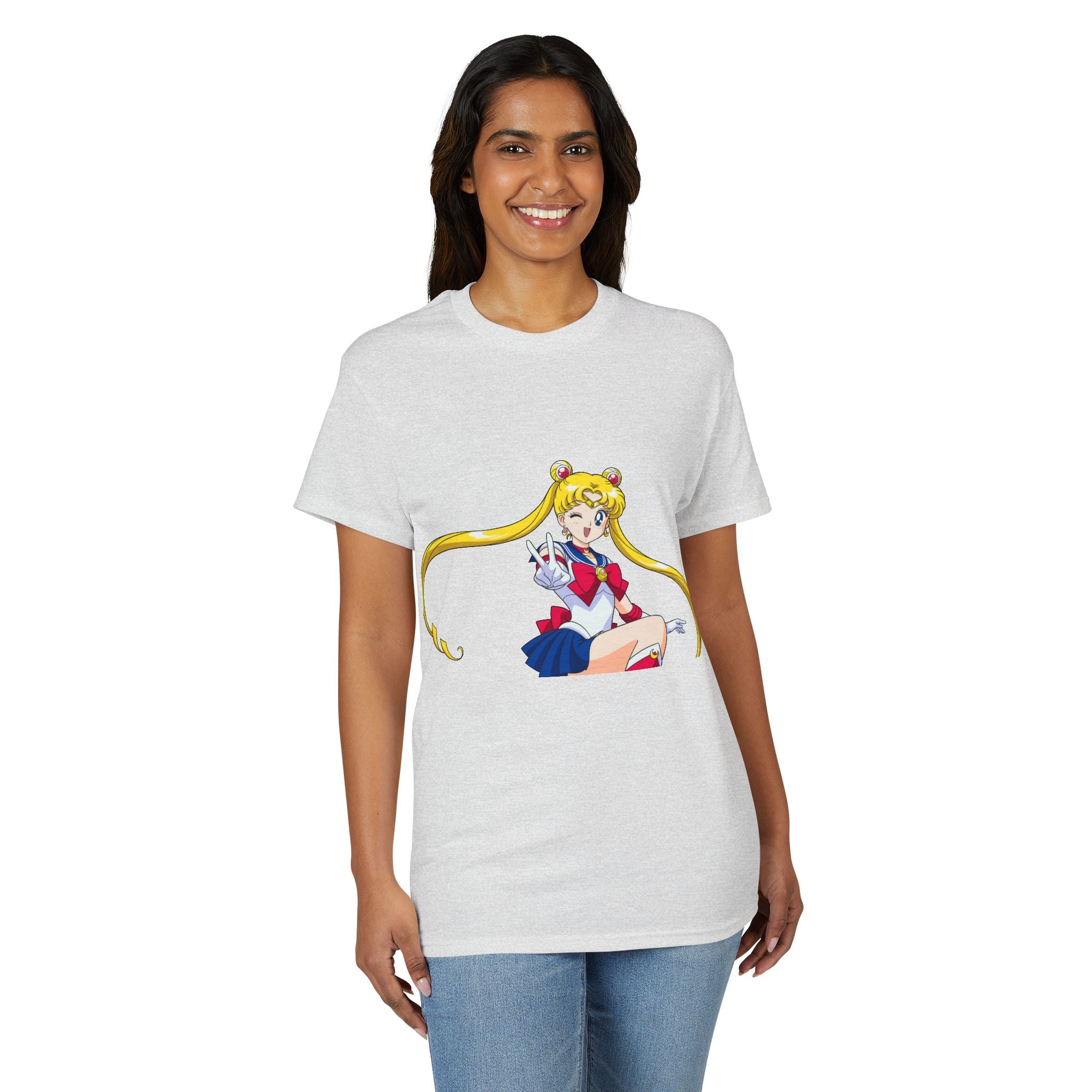 Sailor moon -Inspired Anime Girl Graphic T-Shirt
