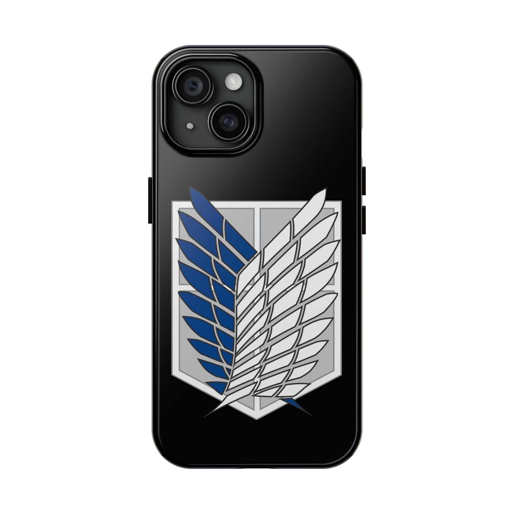 Attack On Titan Survey Corps Tough Phone Case — Anime Wings Emblem Protective iPhone Cover